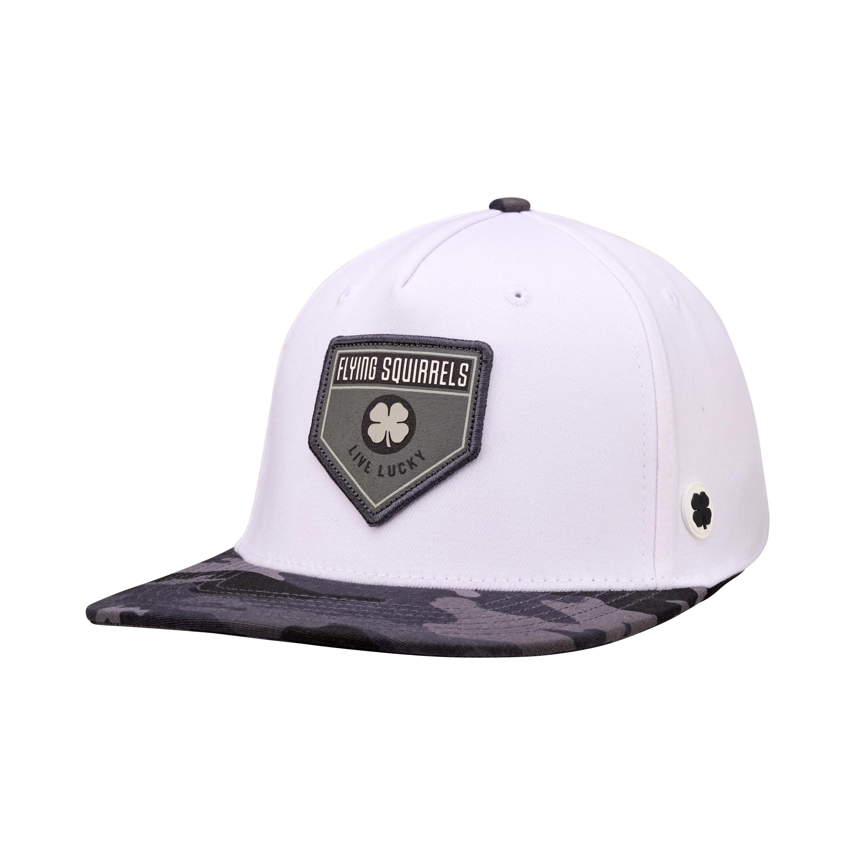Richmond Flying Squirrels Black Clover At The Plate Snapback