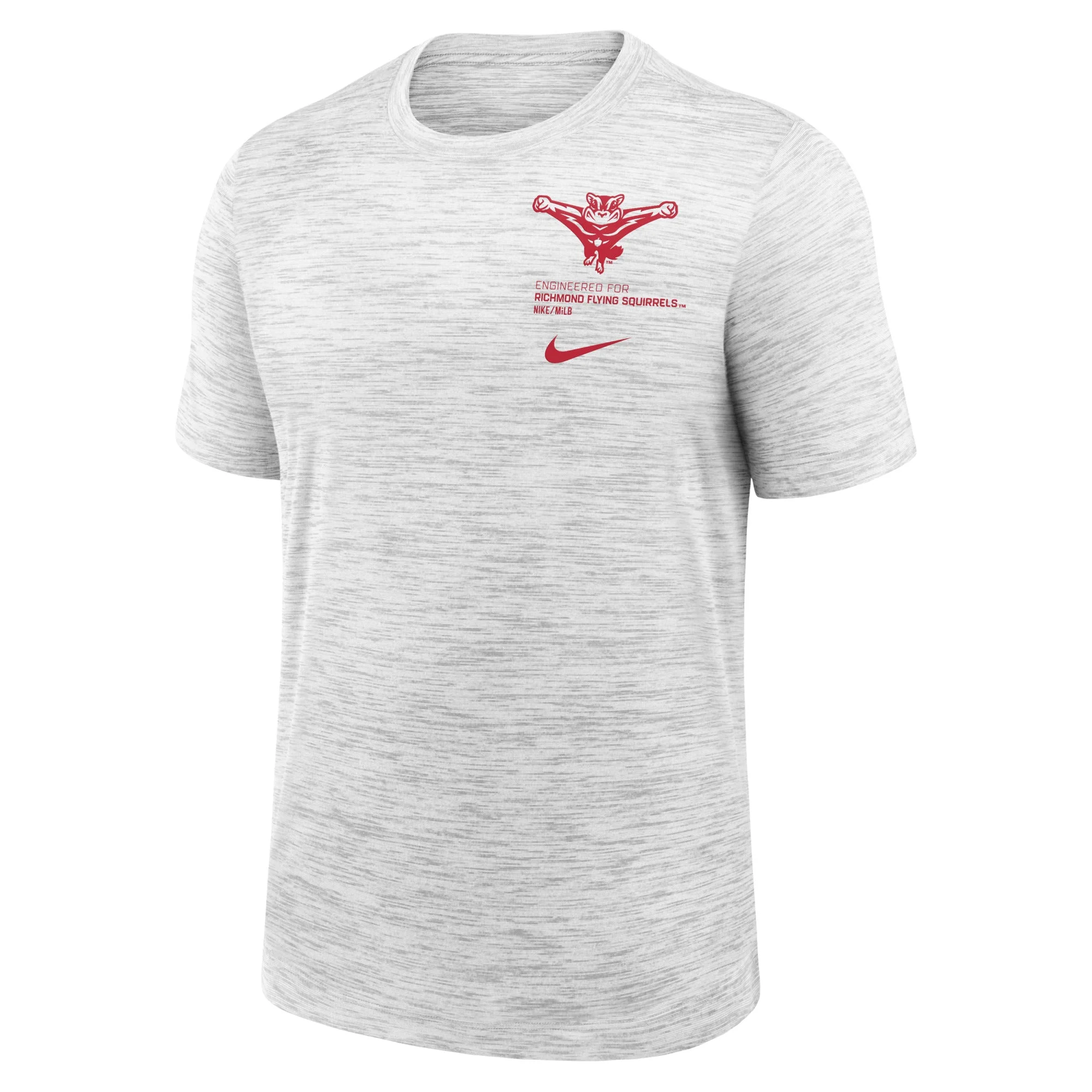 Richmond Flying Squirrels Nike White Velocity Tee