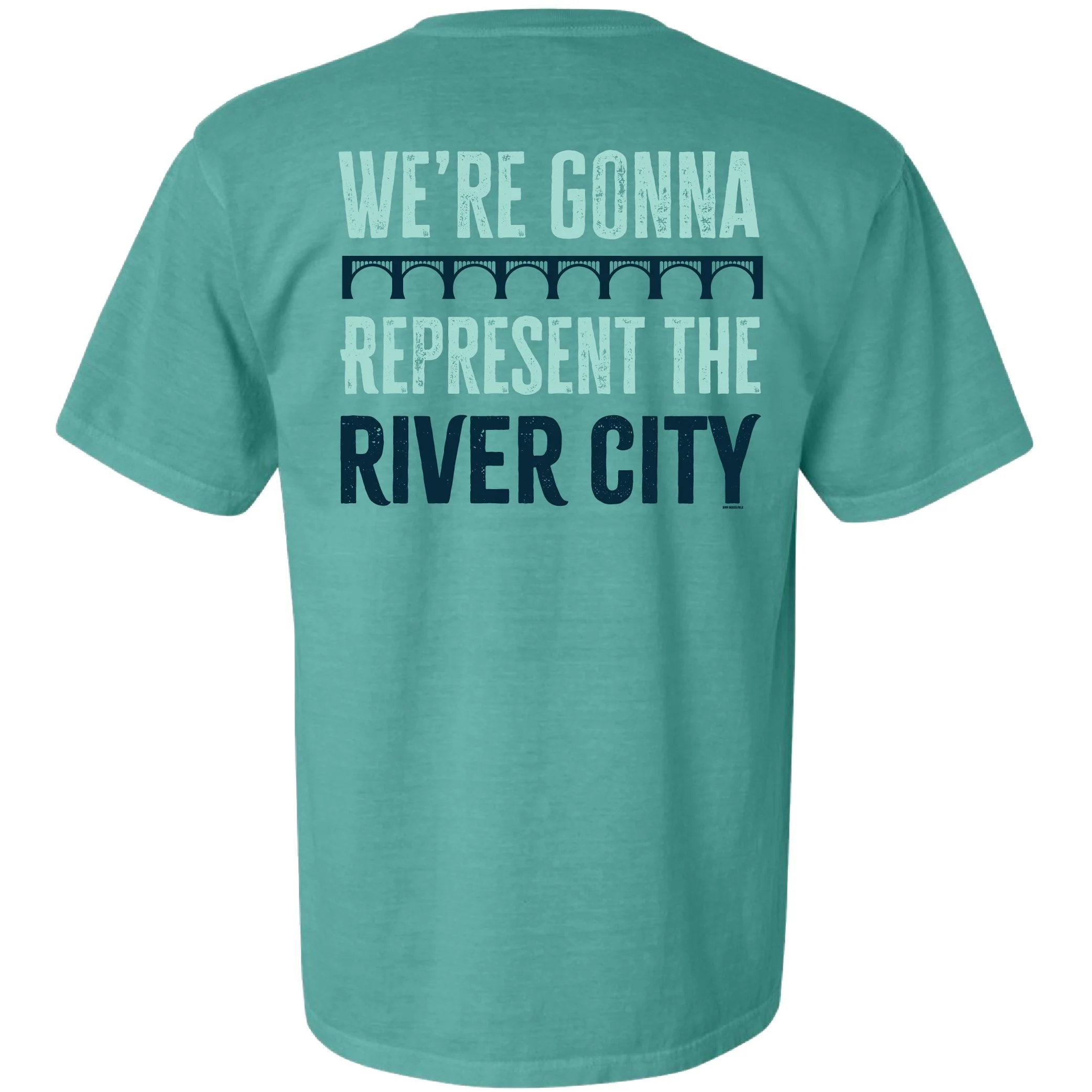 Richmond Flying Squirrels Represent River City Comfort Colors Tee - Image 2