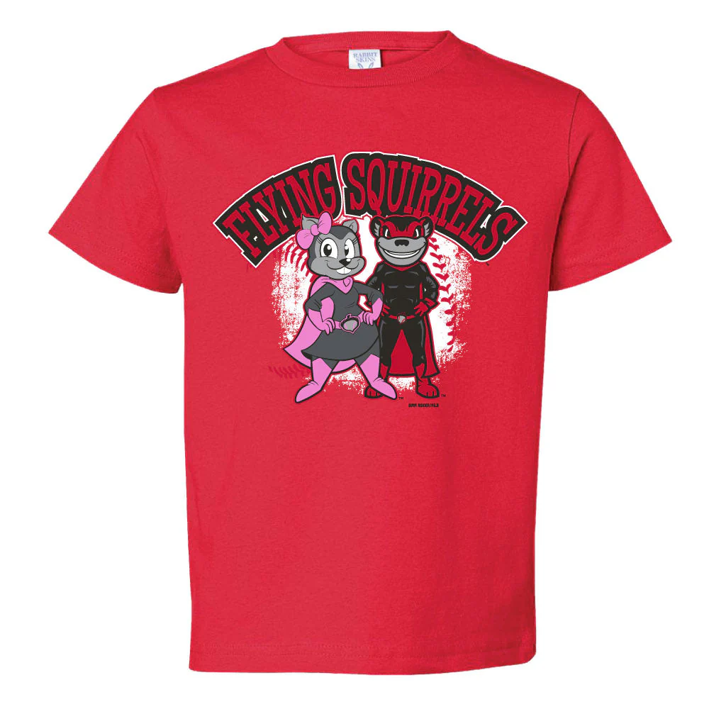 Richmond Flying Squirrels Toddler Nutzy and Nutasha Tee
