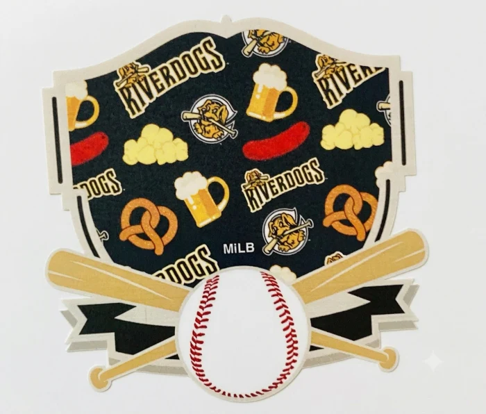 RiverDogs Food Scatter Pin
