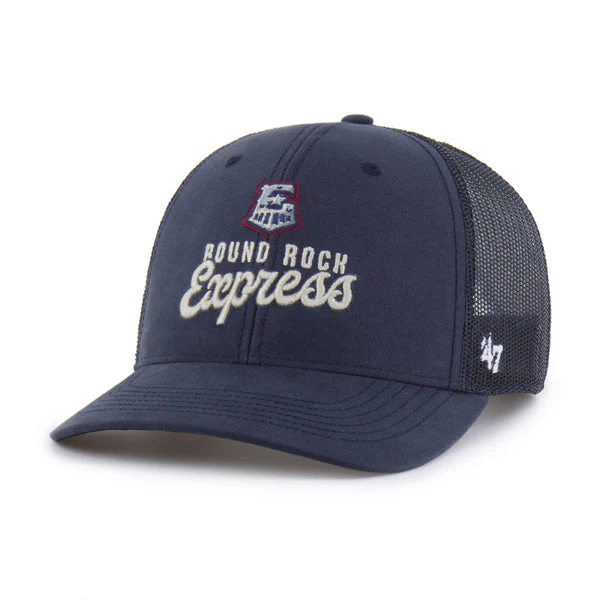 Round Rock Express '47 Washed Navy Pitstop Adjustable Trucker Cap