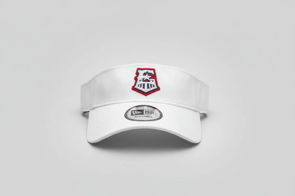 Round Rock Express New Era White E-Train Visor