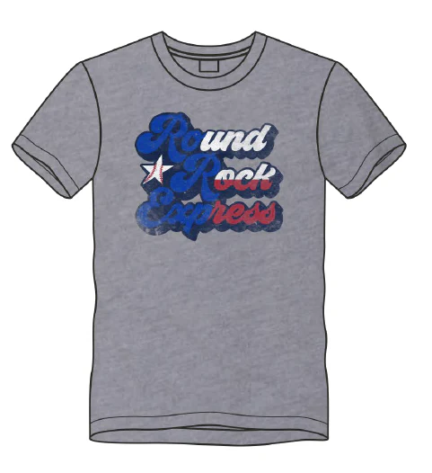 Round Rock Express Texas Flag Tee