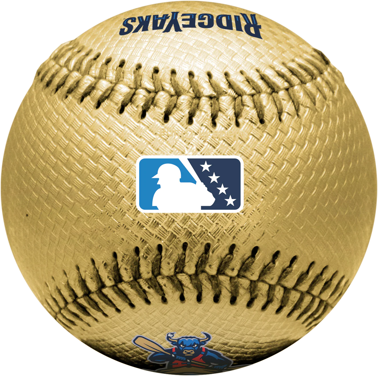 Salem RidgeYaks Rawlings Gold Baseball - Image 2