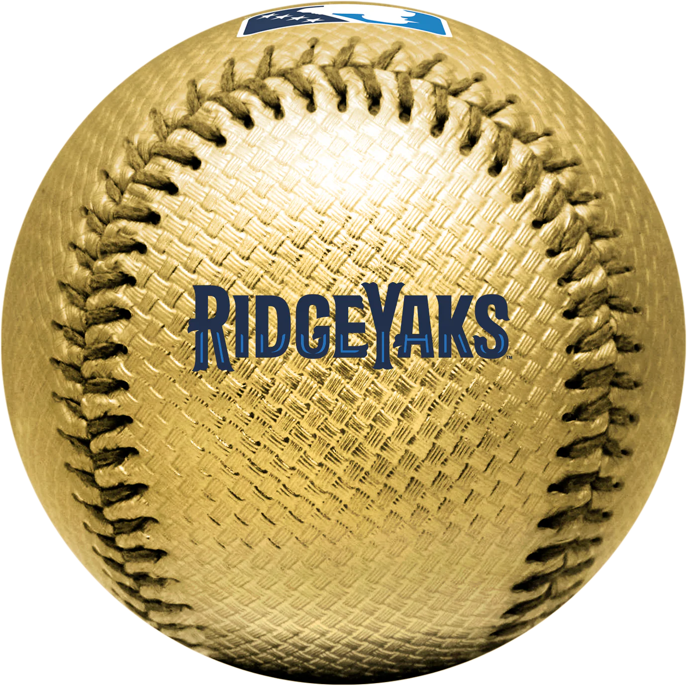 Salem RidgeYaks Rawlings Gold Baseball - Image 3