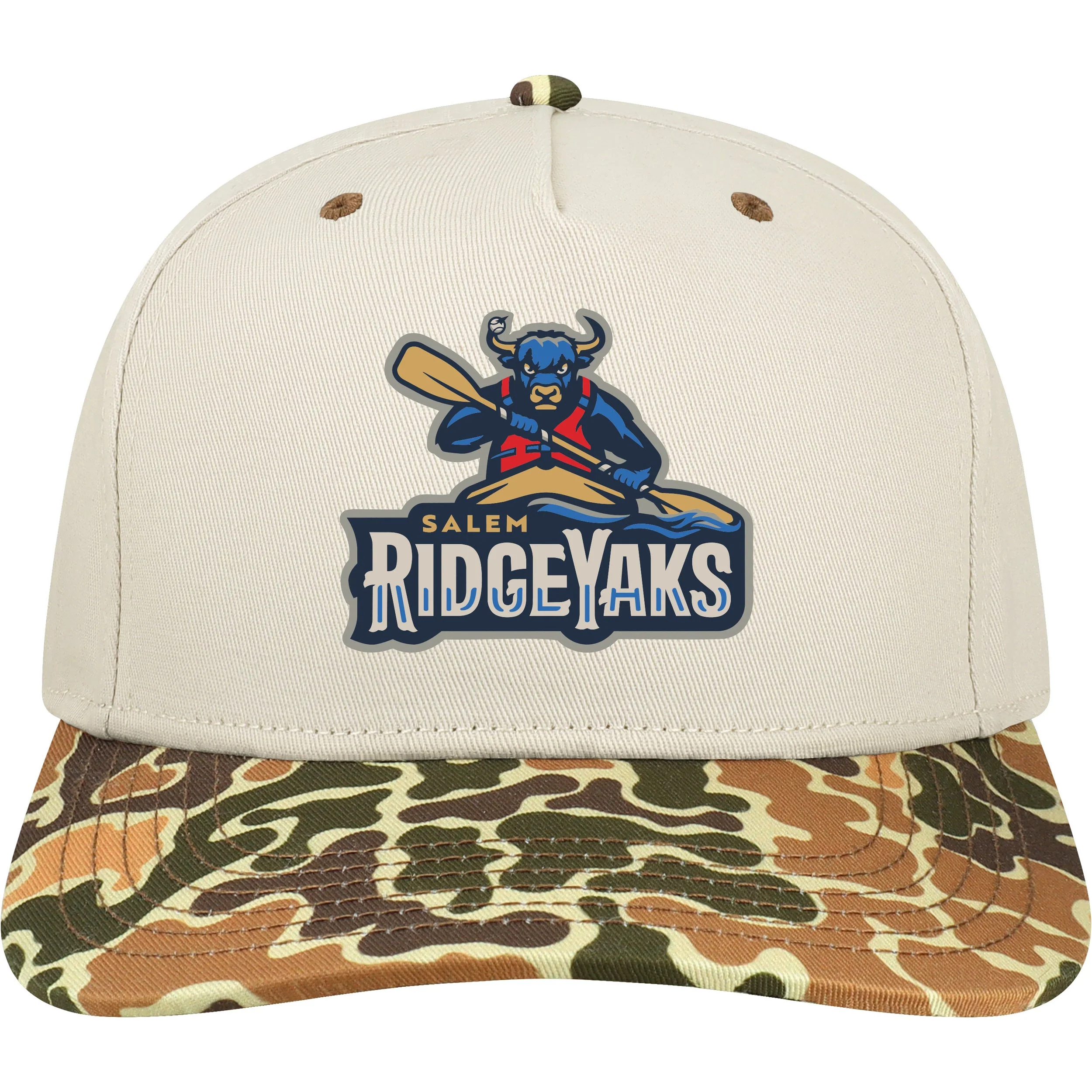 Salem RidgeYaks Duck Camo Primary Logo Snapback - Image 2