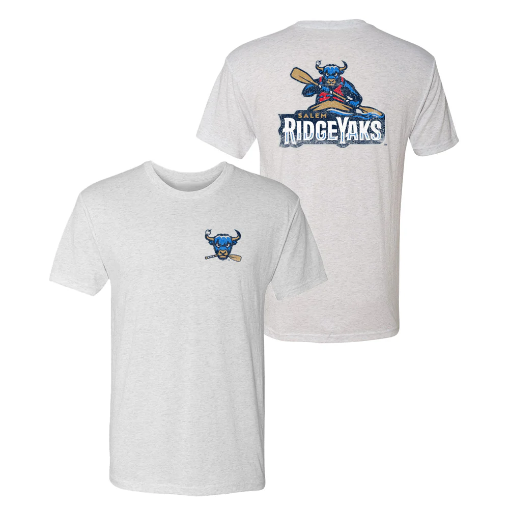 Salem RidgeYaks Vintage Front Back Short Sleeve Tee - Image 2