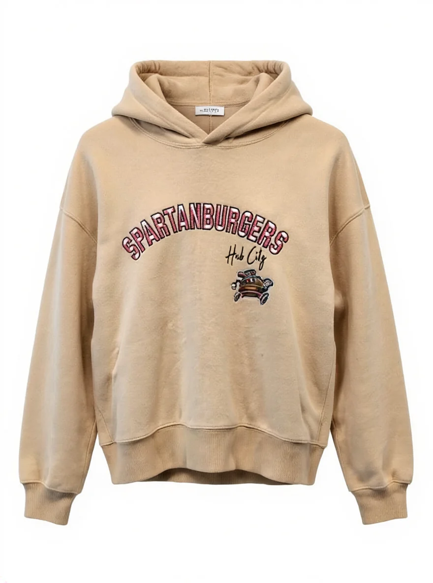 Soft as a Grape Reverse Fleece Pullover Hood
