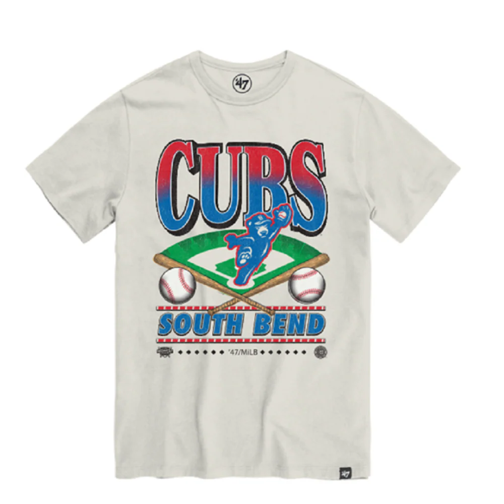 South Bend Cubs '47 Brand Men's Tan Shot T-shirt