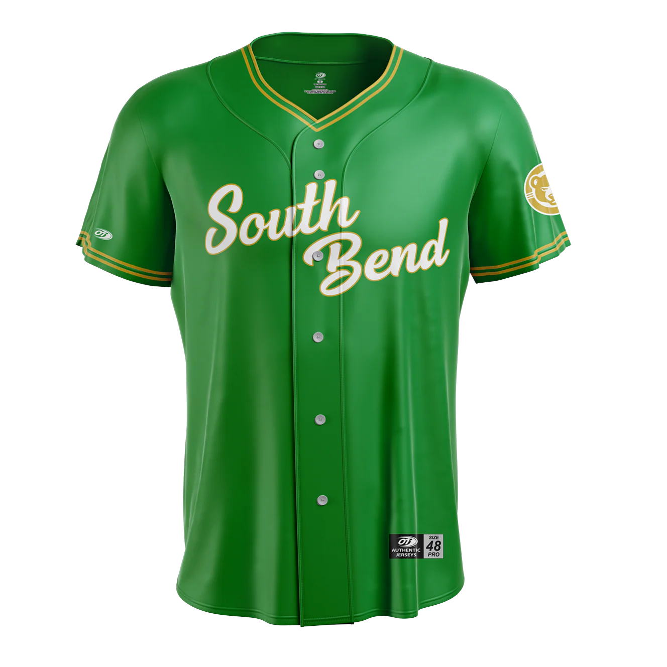 South Bend Cubs Limited Edition Green Jersey - Image 4