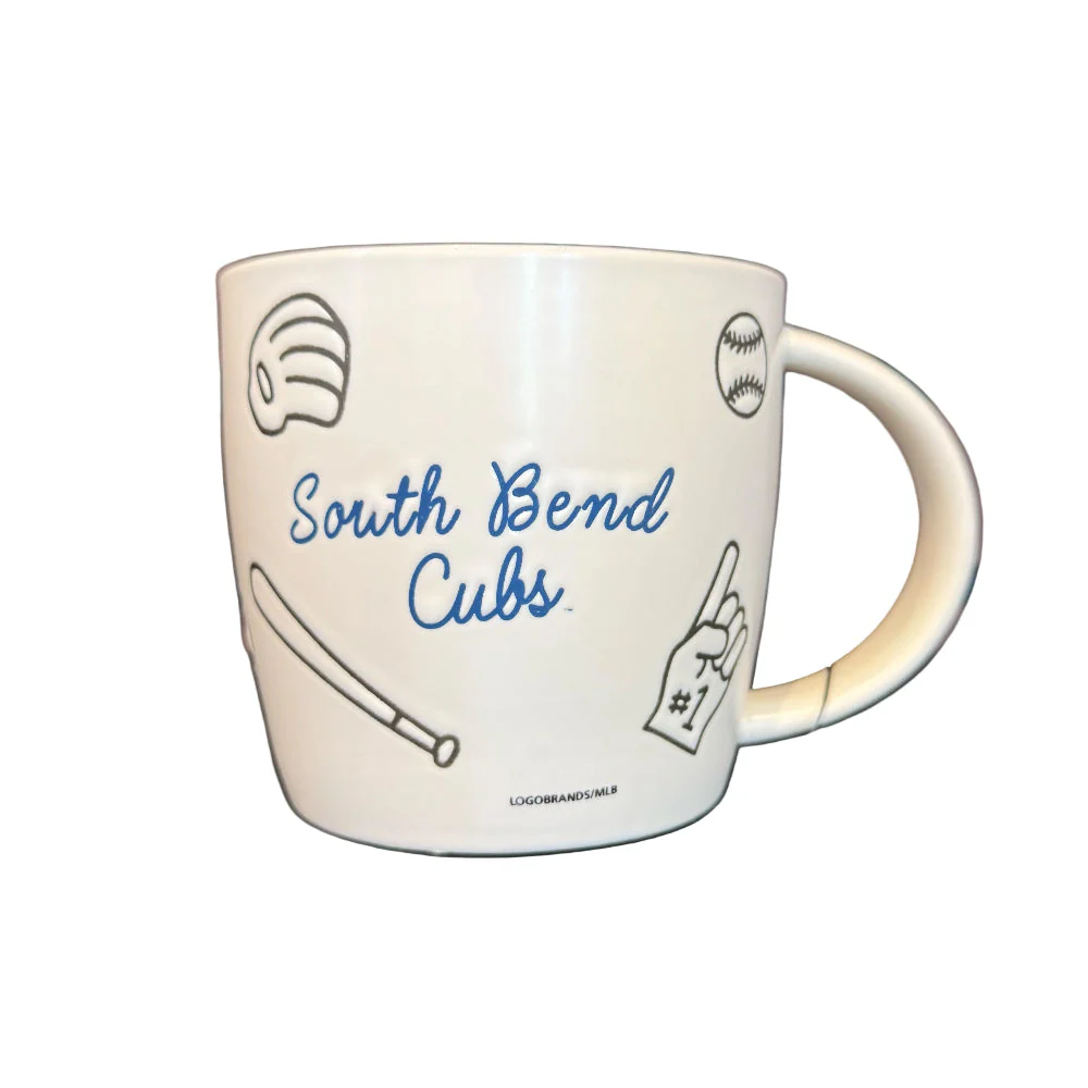 South Bend Cubs Logo Brands 18oz Playmaker Mug