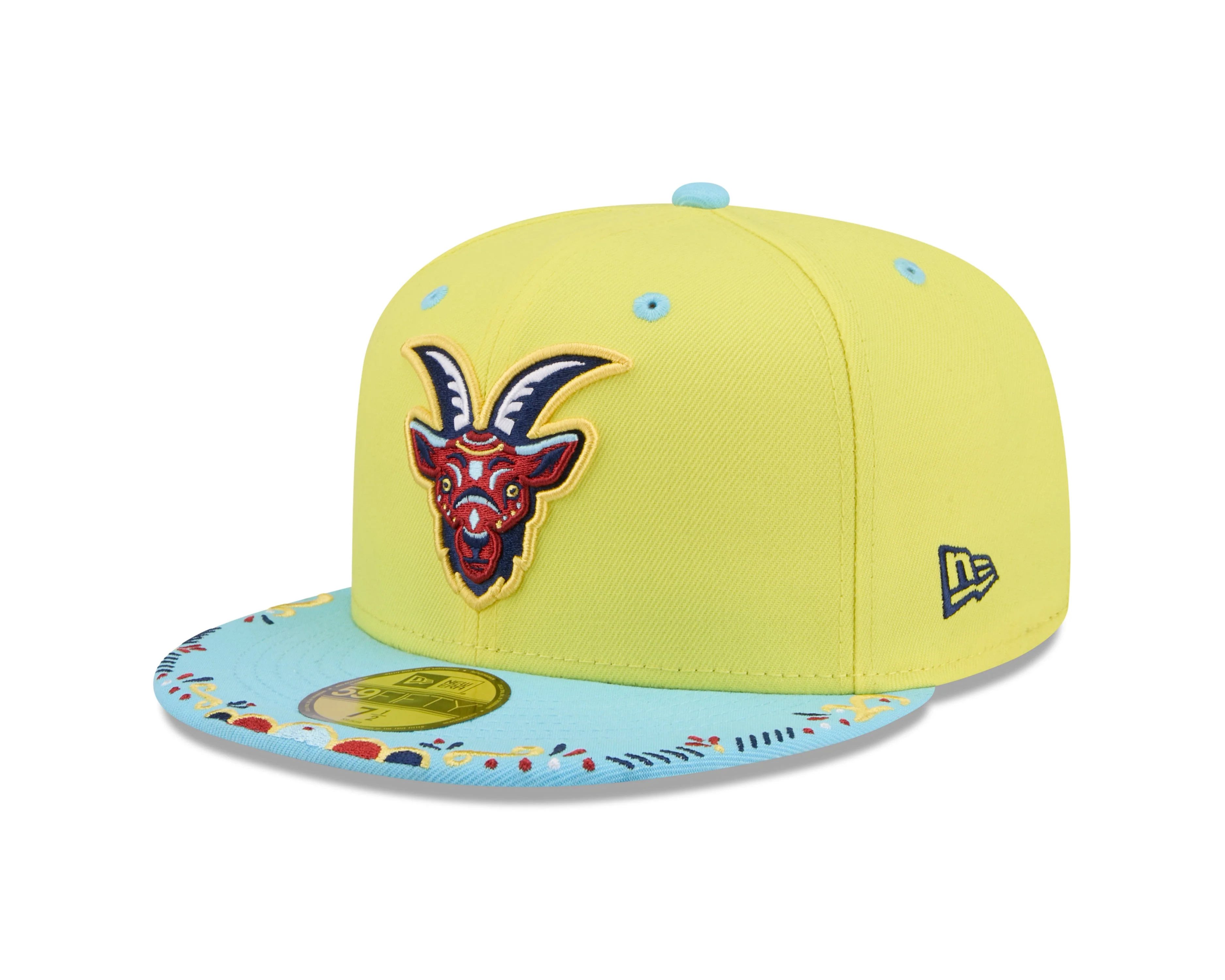 South Bend Cubs New Era 59Fifty Fitted Authentic On Field 2026 Cabritos Maldichos Cap w/ Pattern - Image 2
