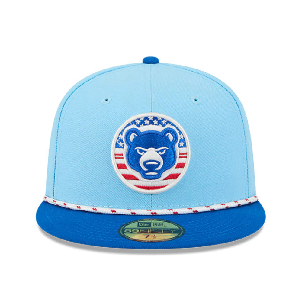 South Bend Cubs New Era 59Fifty On Field 2025 July 4th Rope Cap - Image 2