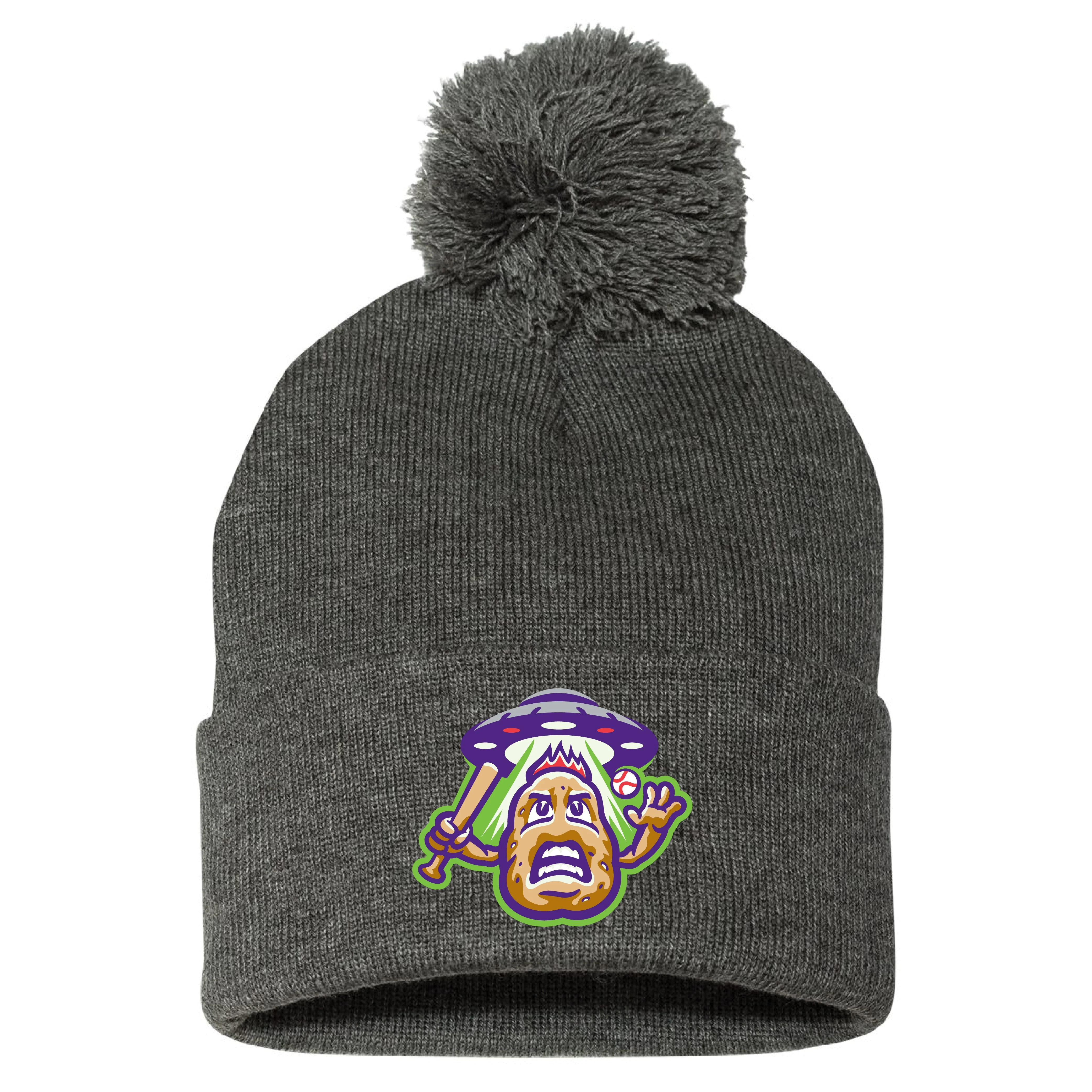 Space Potato Pom Pom Knit Cap - Image 2