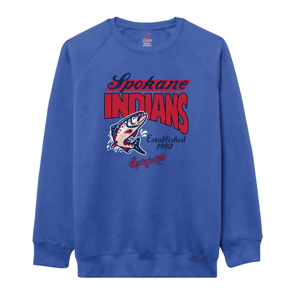 Spokane Indians Bay Blue Redband Crew