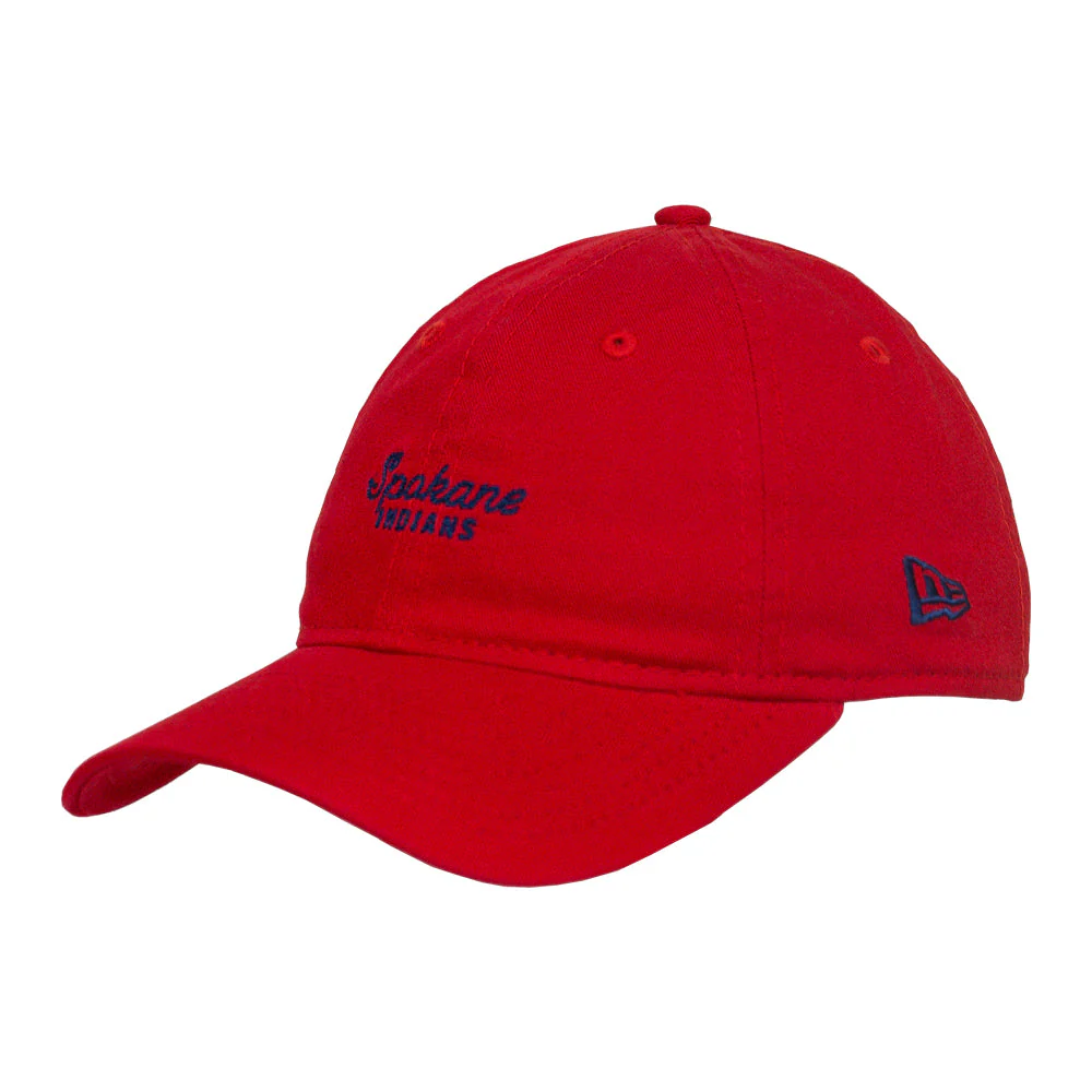 Spokane Indians Kids New Era Red Throwback Adj Cap - Image 2