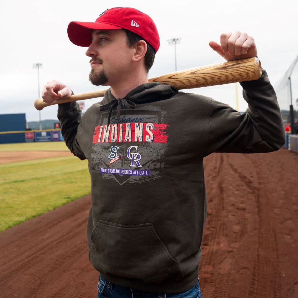 Spokane Indians Smoke Rockies Affiliate Hoodie - Image 2