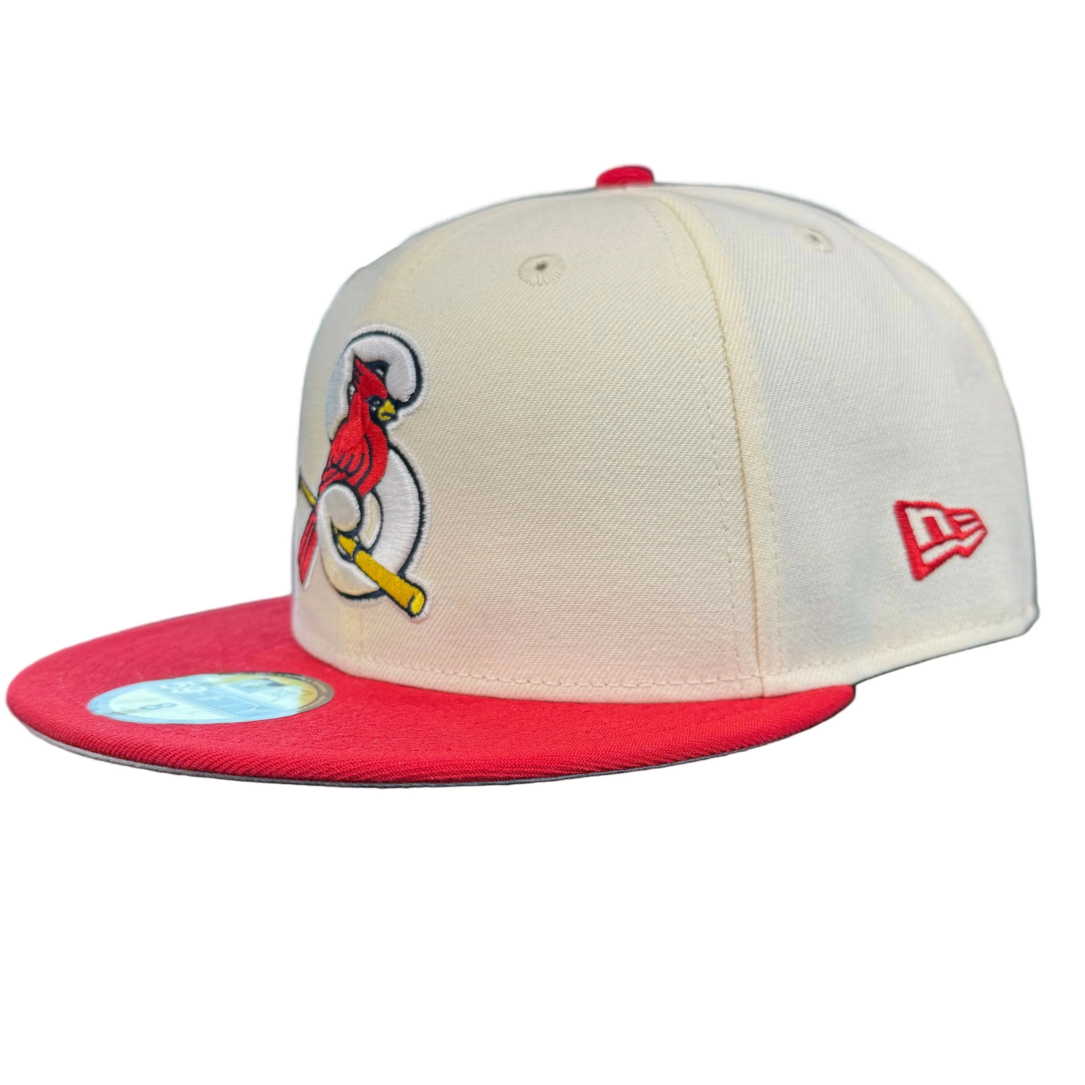 Springfield Cardinals Cream/Red New Era 59FIFTY - S-Bird - Image 2