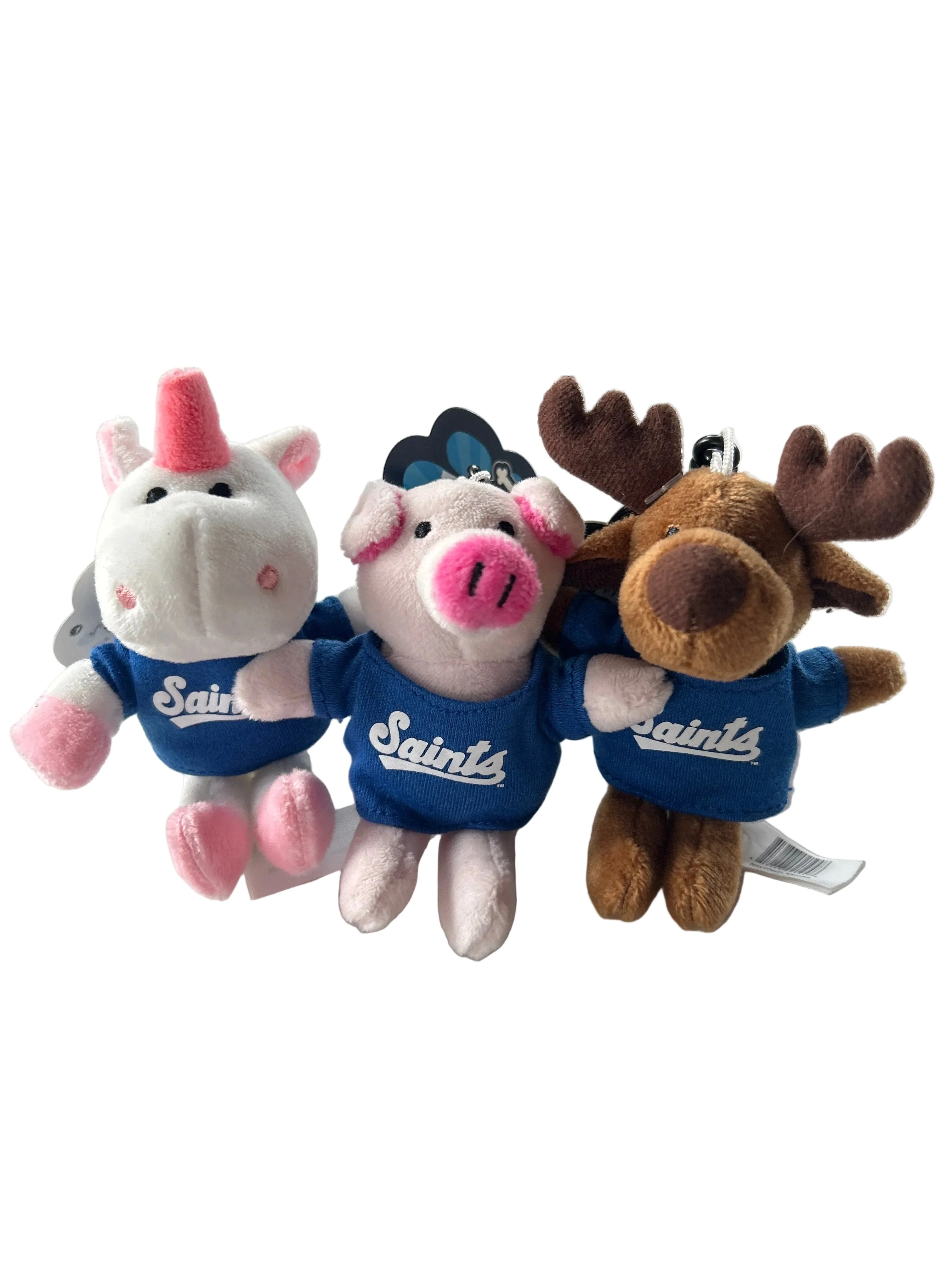 St. Paul Saints Mini Stuffed Animal Keychain