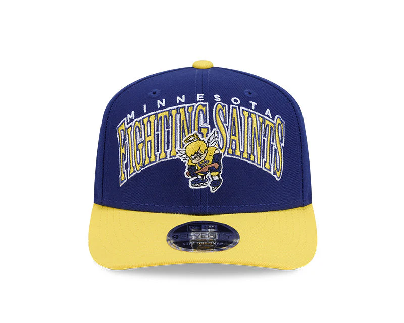 St. Paul Saints New Era 9SEVENTY Stretch Snap Adjustable Minnesota Fighting Saints Hat - Image 2