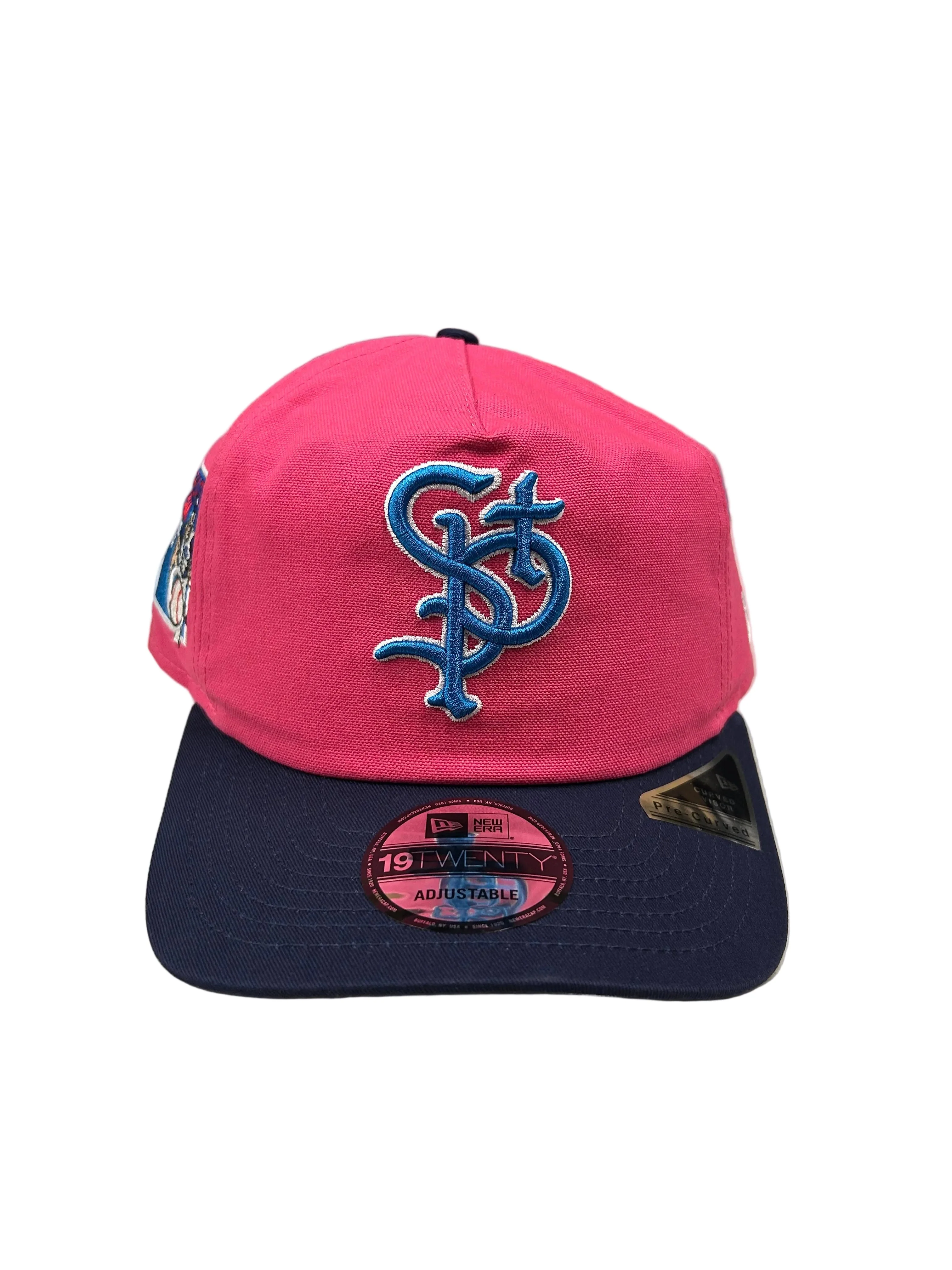 St. Paul Saints New Era Big League Chew Cotton Candy 19Twenty Adjustable - Image 2