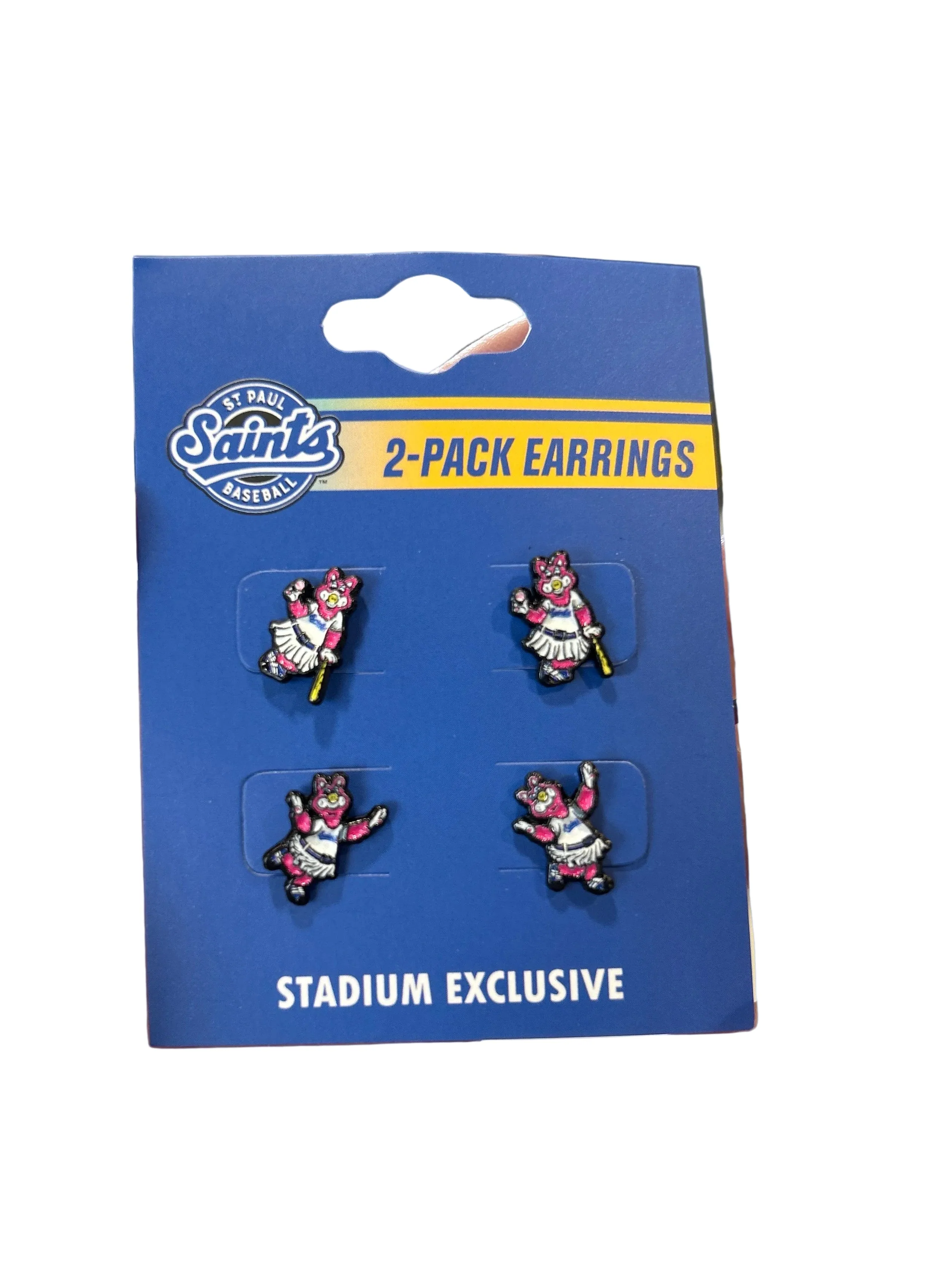 St. Paul Saints Saints Mudonna 2 Pack Stud Earrings