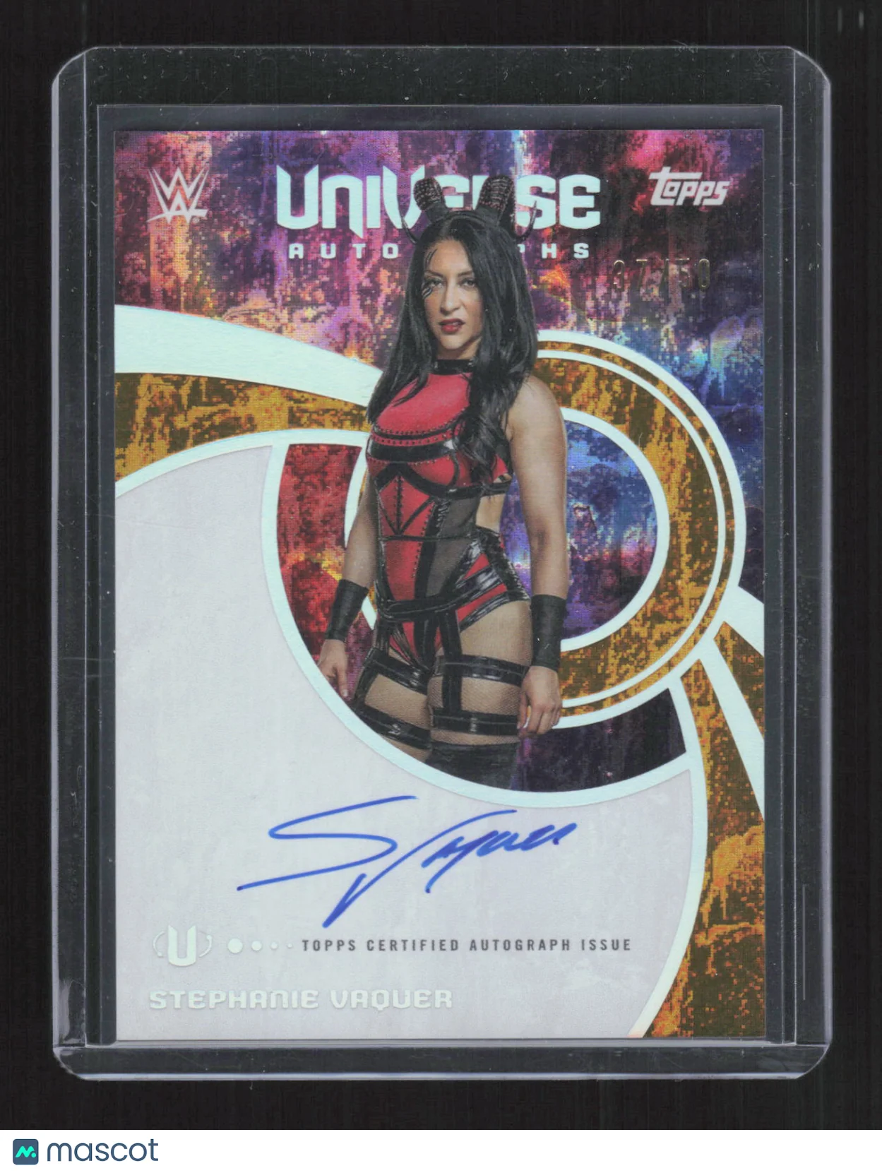 Stephanie Vaquer 2025 Topps WWE Universe Autograp