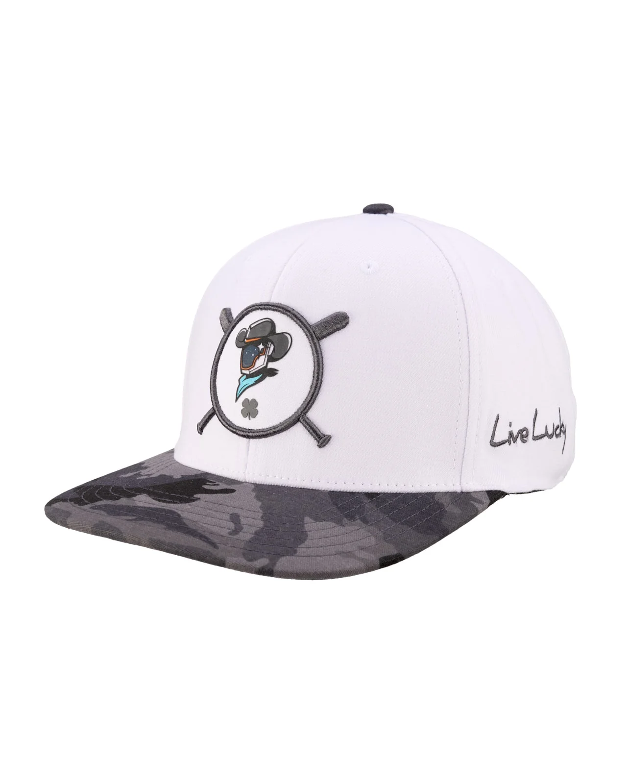Sugar Land Space Cowboys Black Clover Hat Snapback Infield - Image 2