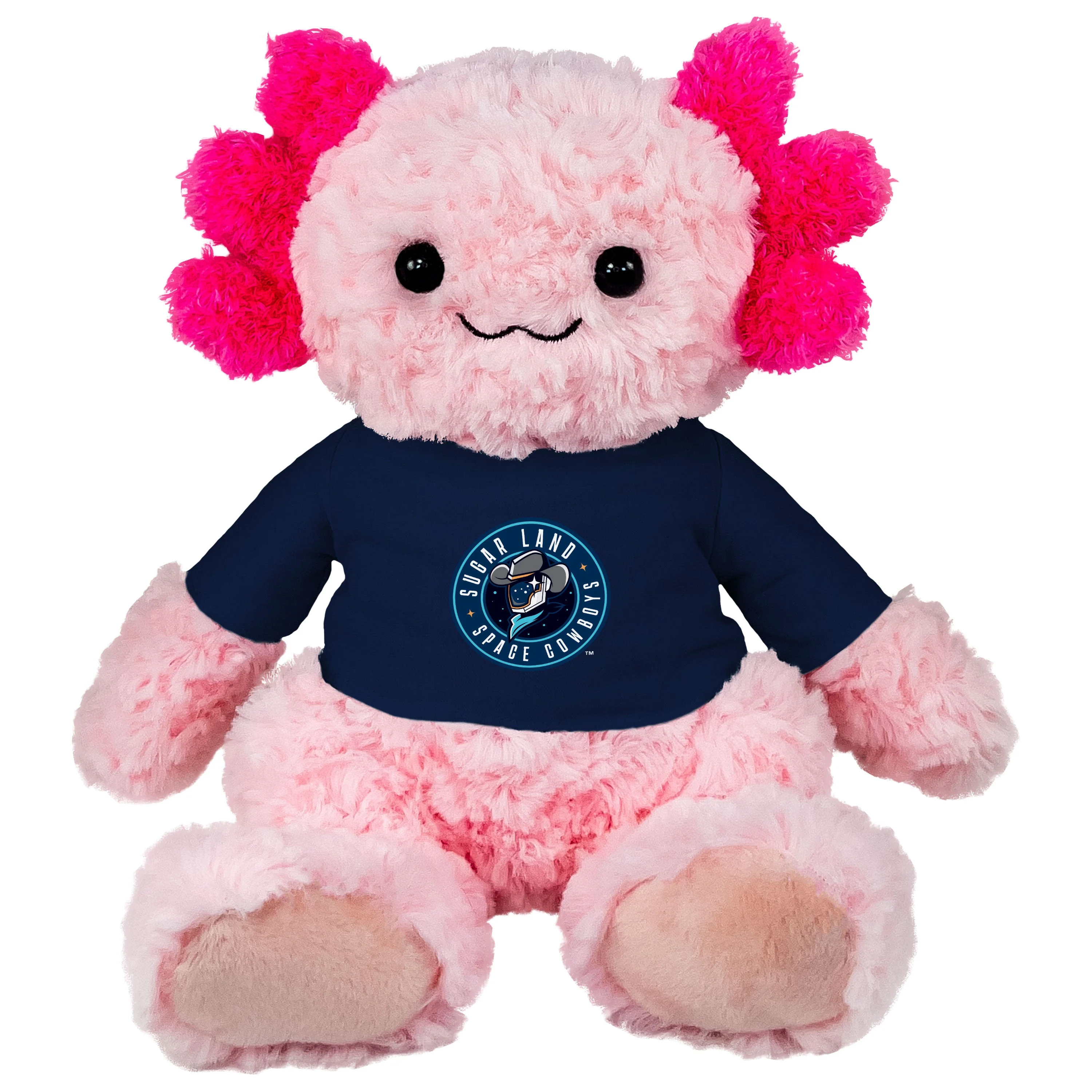 Sugar Land Space Cowboys Mascot Factory Plush Cuddle Buddy Axolotl