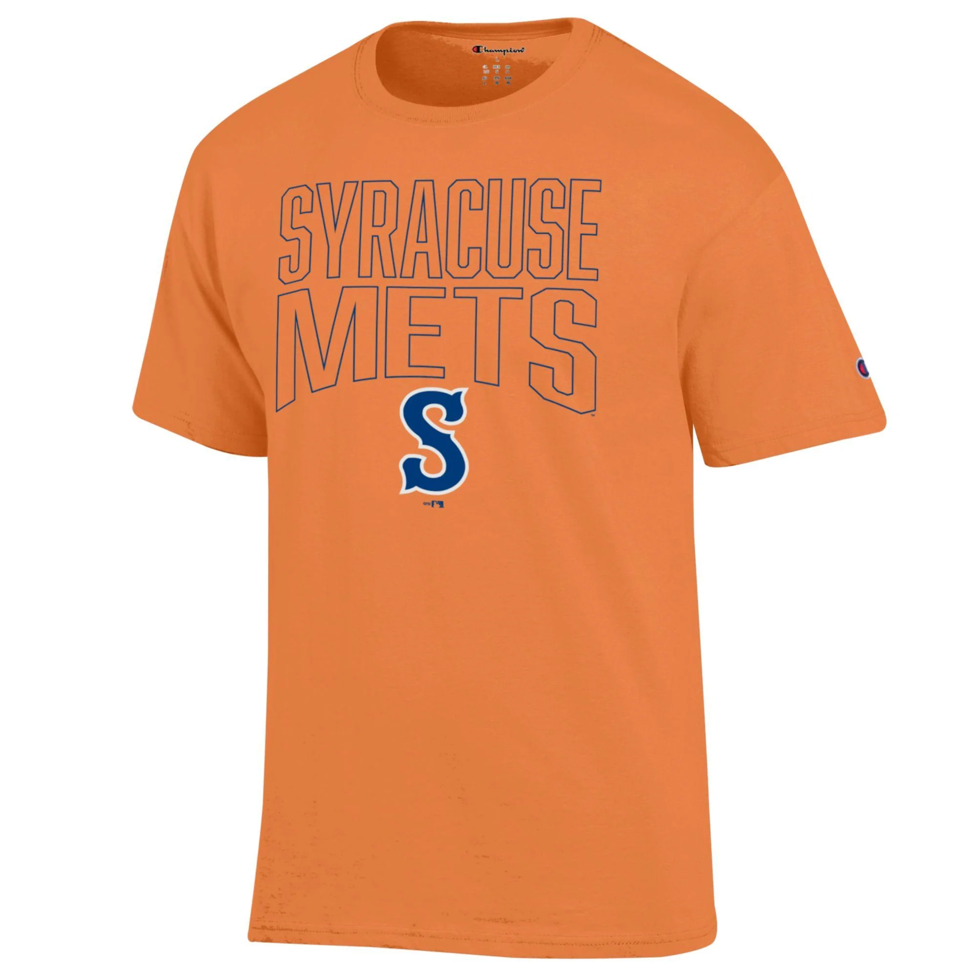 Syracuse Mets Champion Orange Tee