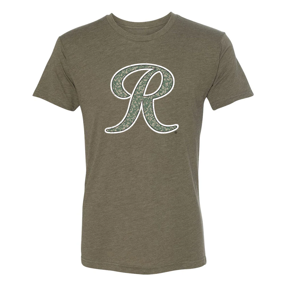 Tacoma Rainiers 108 Stitches Green Camo Tee