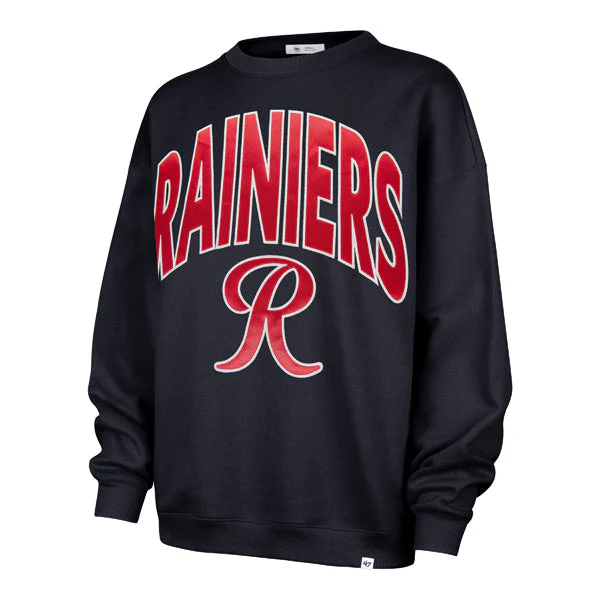 Tacoma Rainiers '47 Brand Women's Navy Extra Innings Oversized Crew