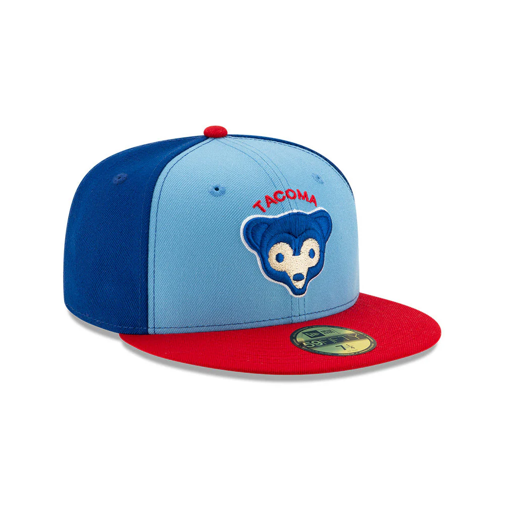 Tacoma Rainiers New Era 59Fifty Light Blue Tacoma Cubs Cap - Image 4
