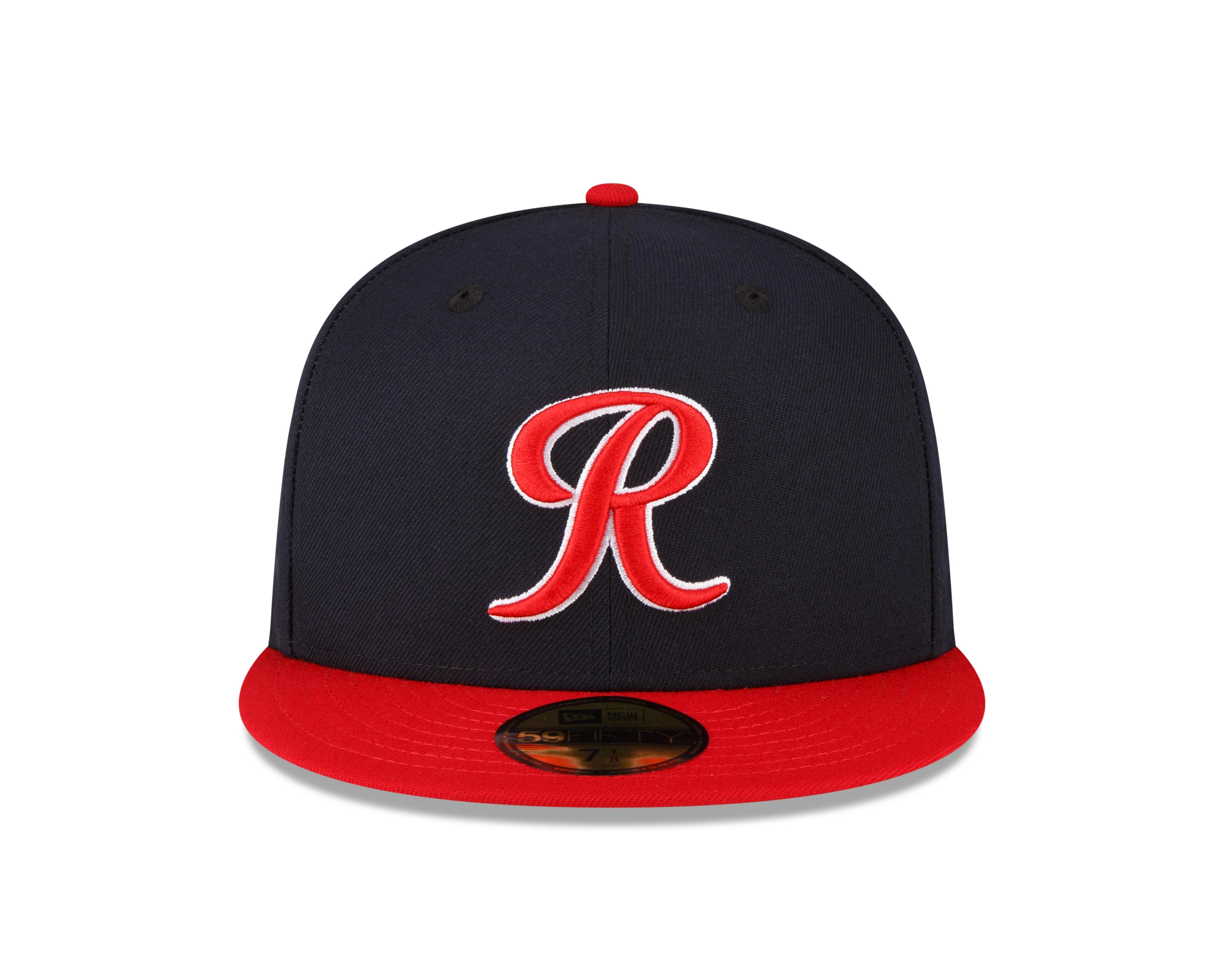 Tacoma Rainiers New Era 59Fifty Navy Red R Cap - Image 3