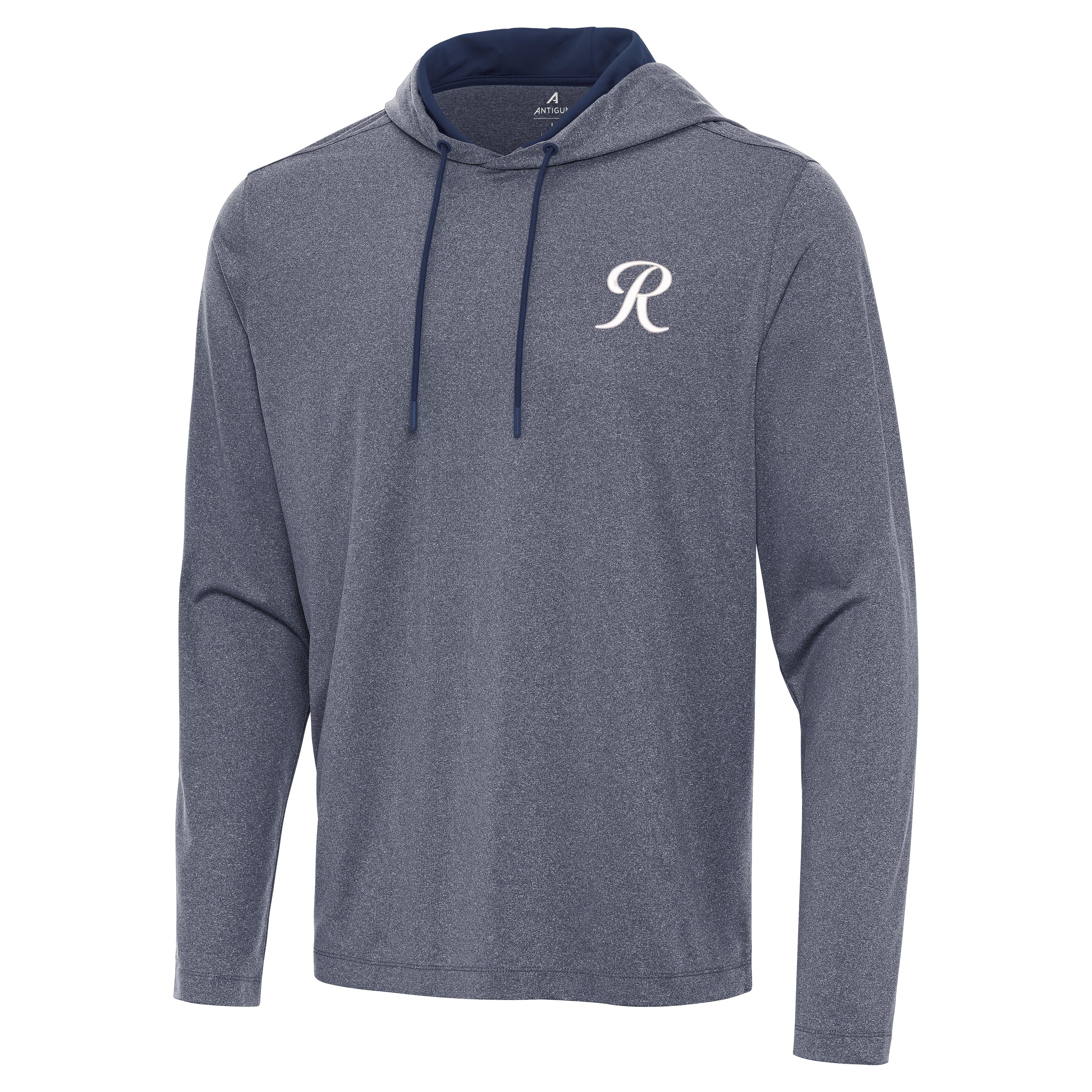 Tacoma Rainiers Antigua Navy Kinetic Lightweight Pullover Hood