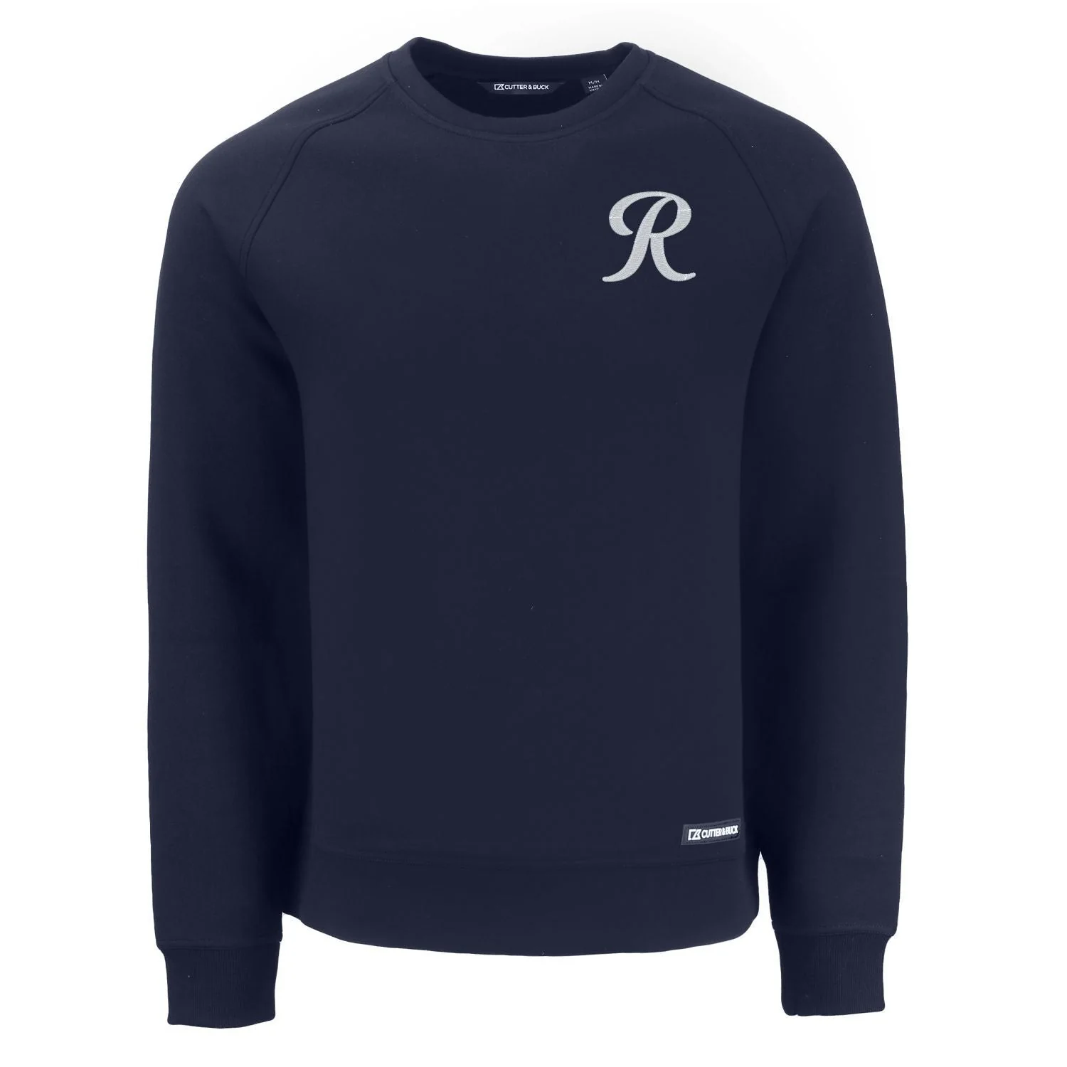 Tacoma Rainiers Cutter & Buck Navy Roam Crew Neck Pullover