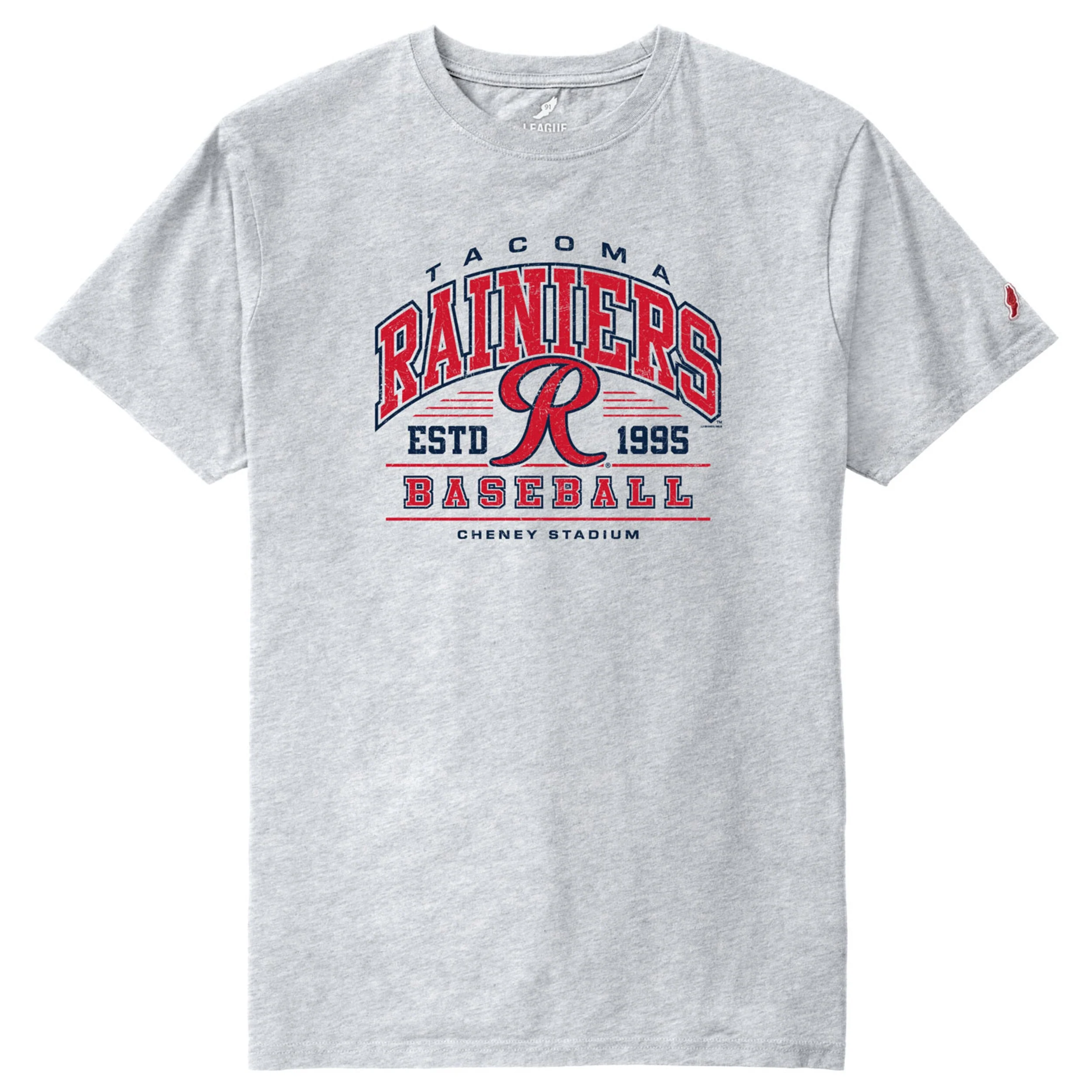 Tacoma Rainiers League Ash R WM Tee
