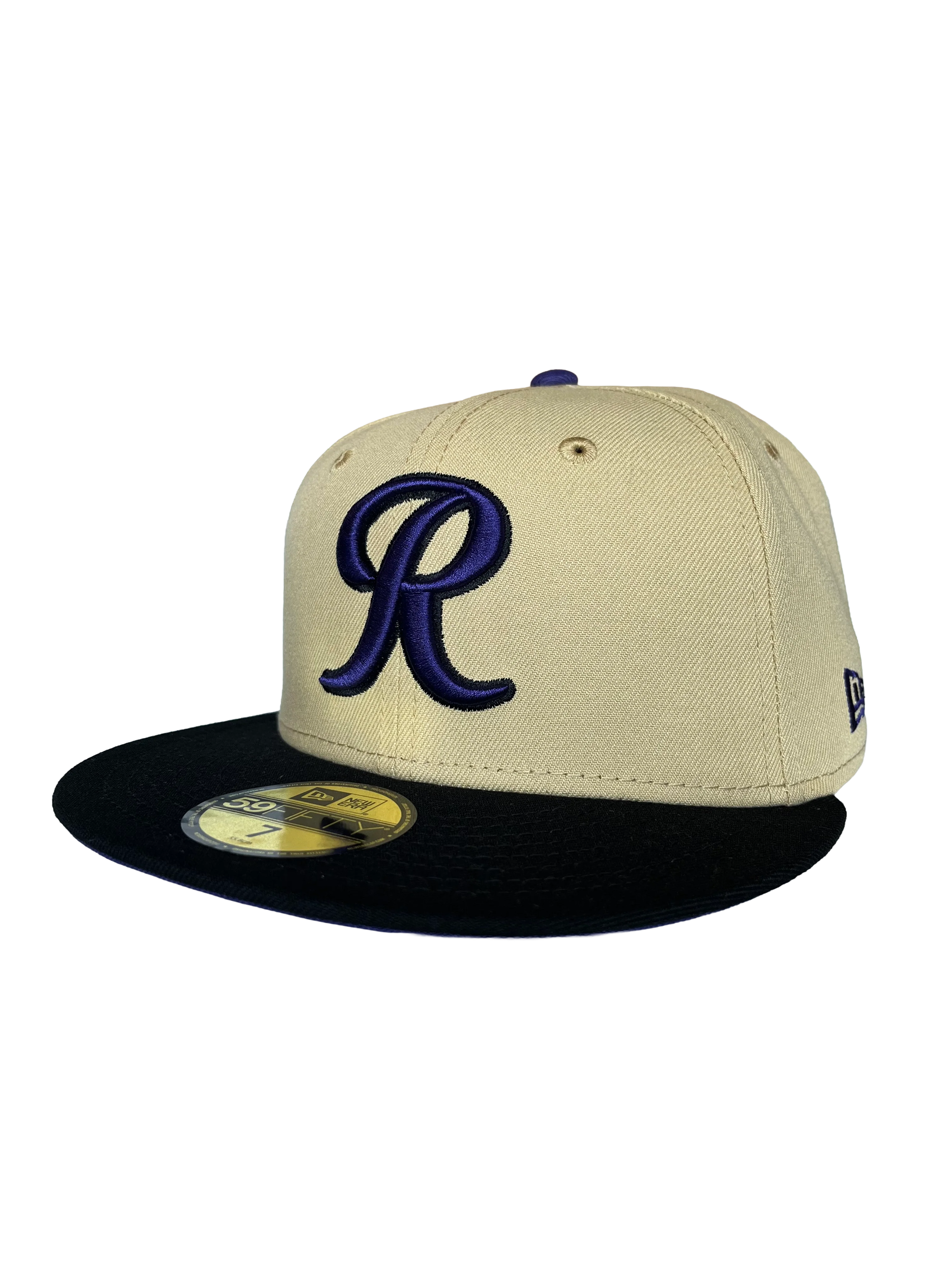 Tacoma Rainiers New Era 59Fifty Gold Black R Cap