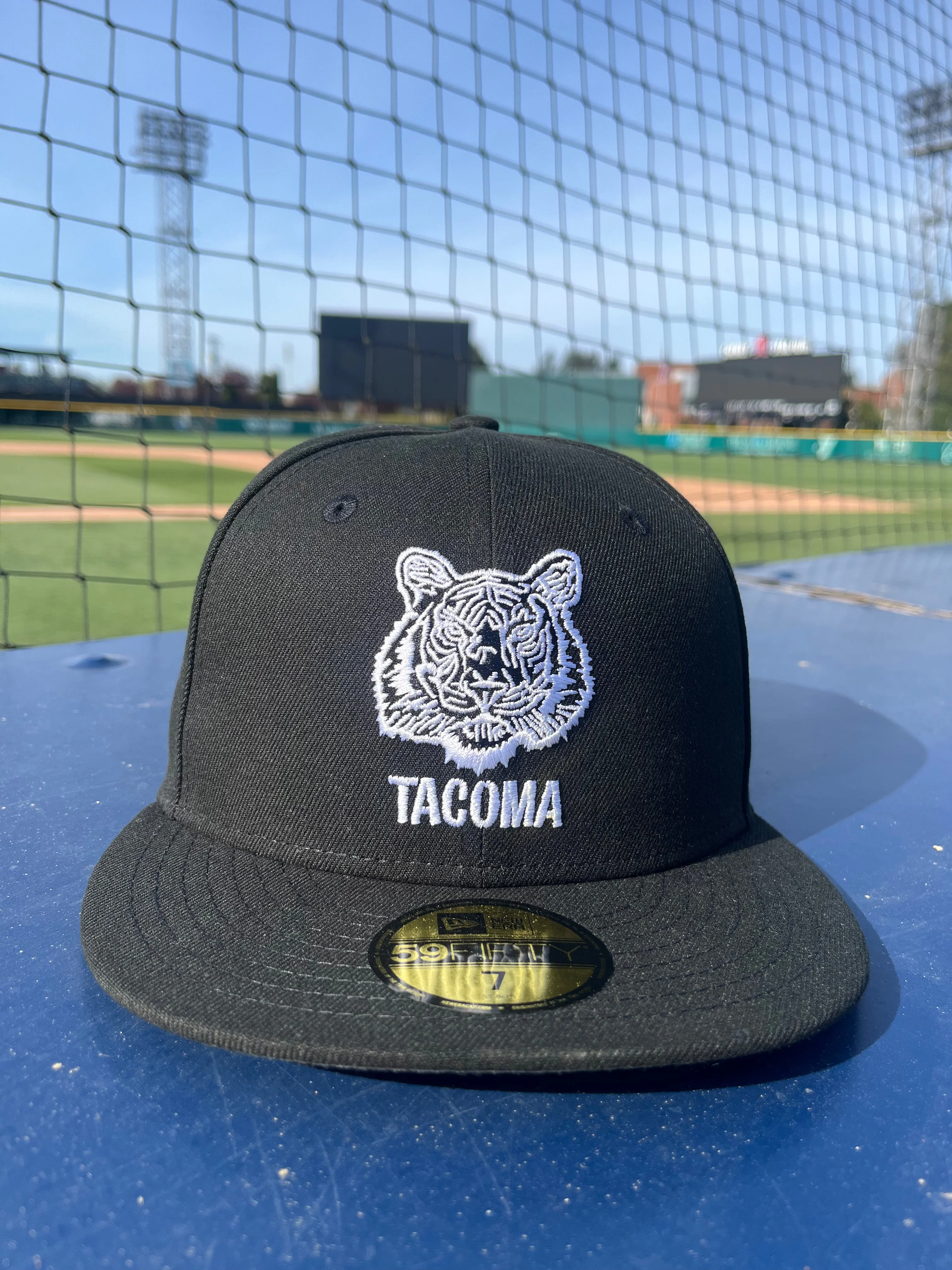 Tacoma Rainiers New Era 59Fifty Tacoma Tigers Black Cap - Image 8
