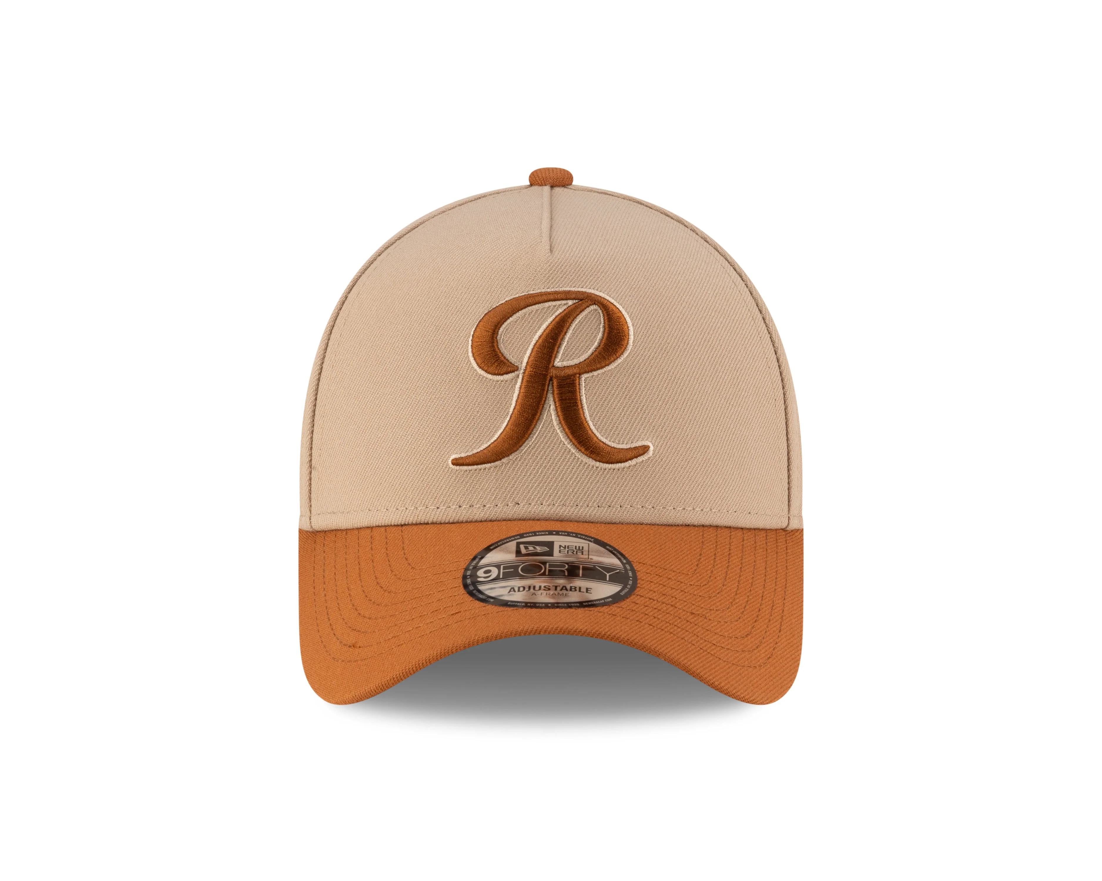 Tacoma Rainiers New Era 9Forty A-Frame Camel Cap - Image 4