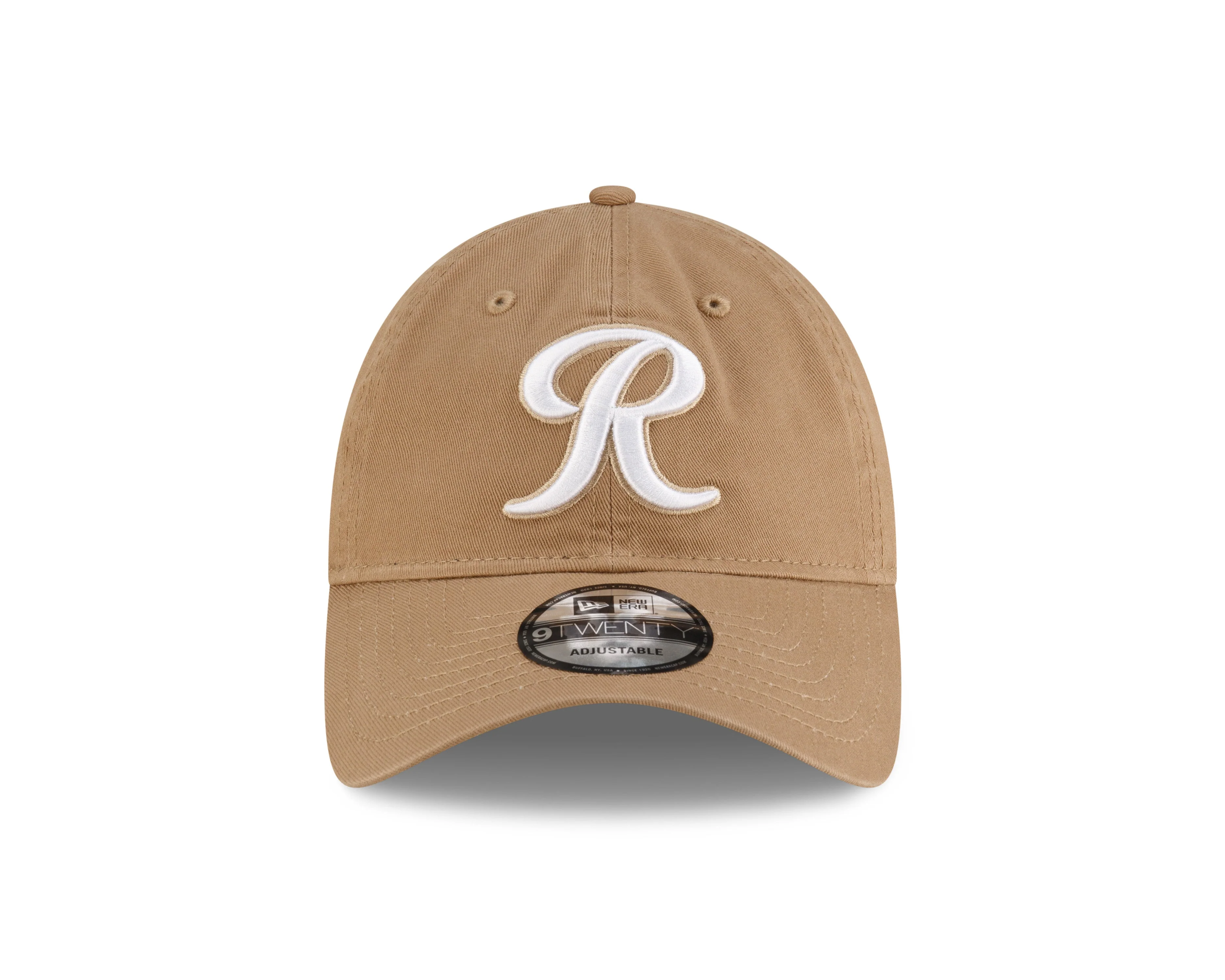 Tacoma Rainiers New Era 9Twenty Khaki White R Cap - Image 3