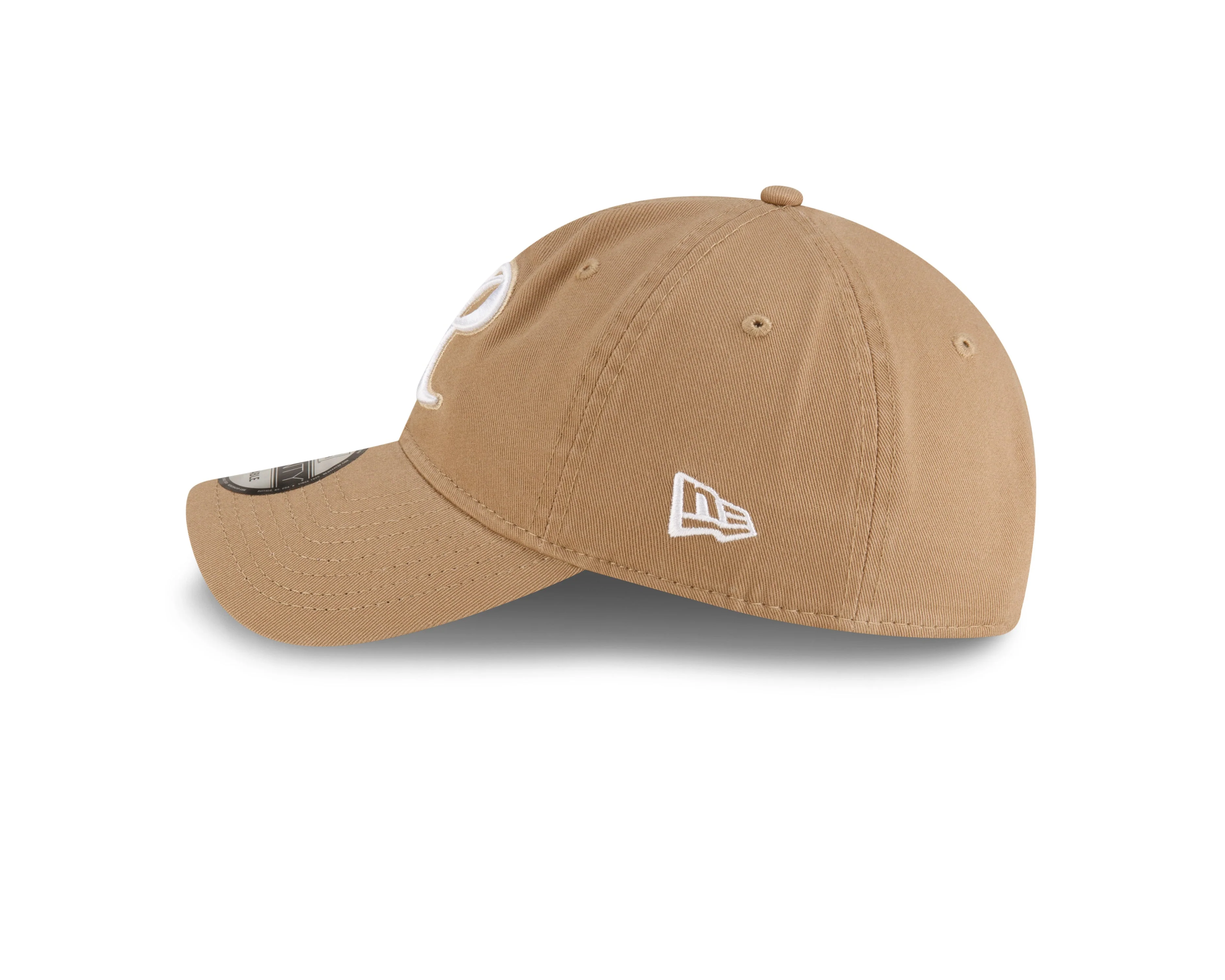 Tacoma Rainiers New Era 9Twenty Khaki White R Cap - Image 4