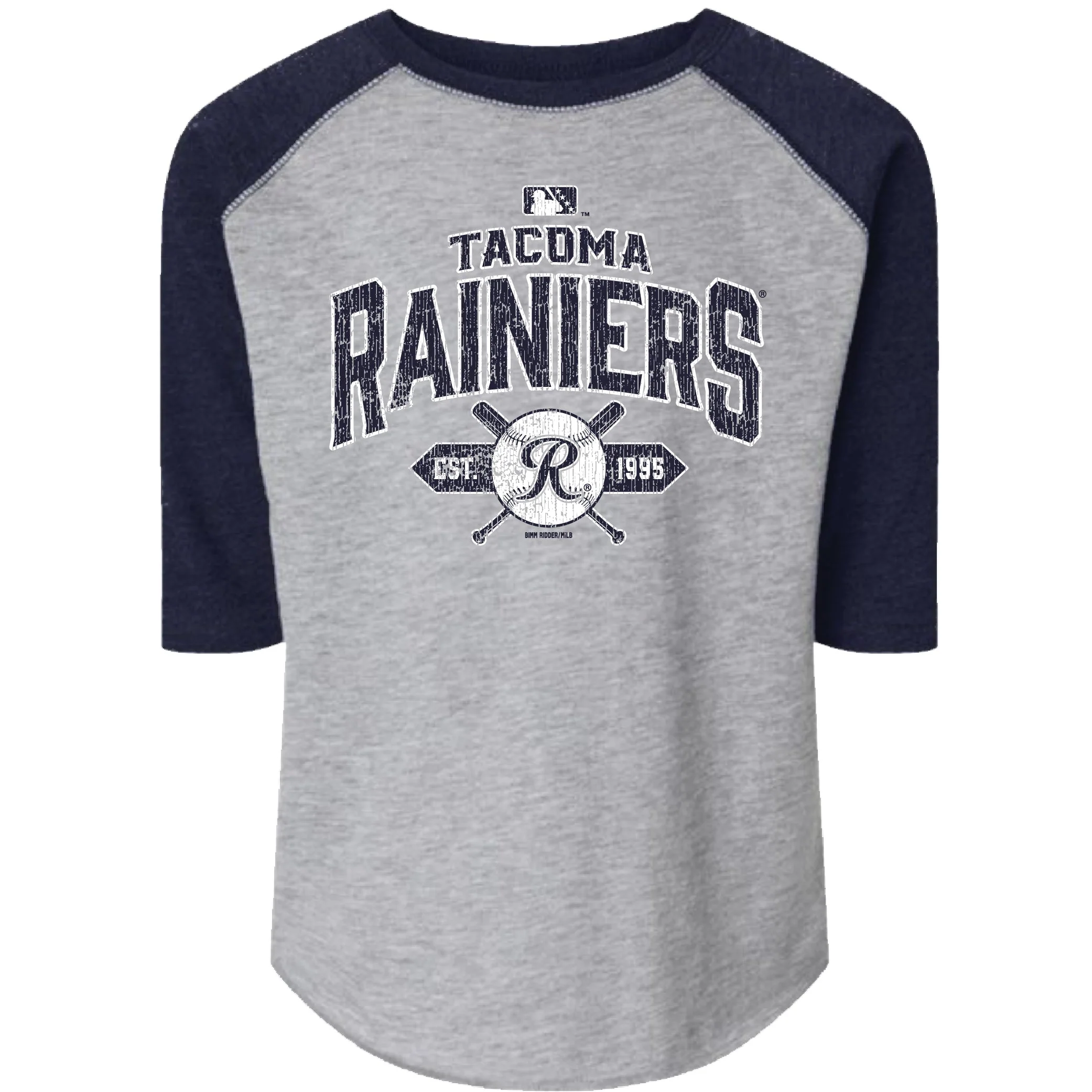 Tacoma Rainiers Toddler Navy Raglan
