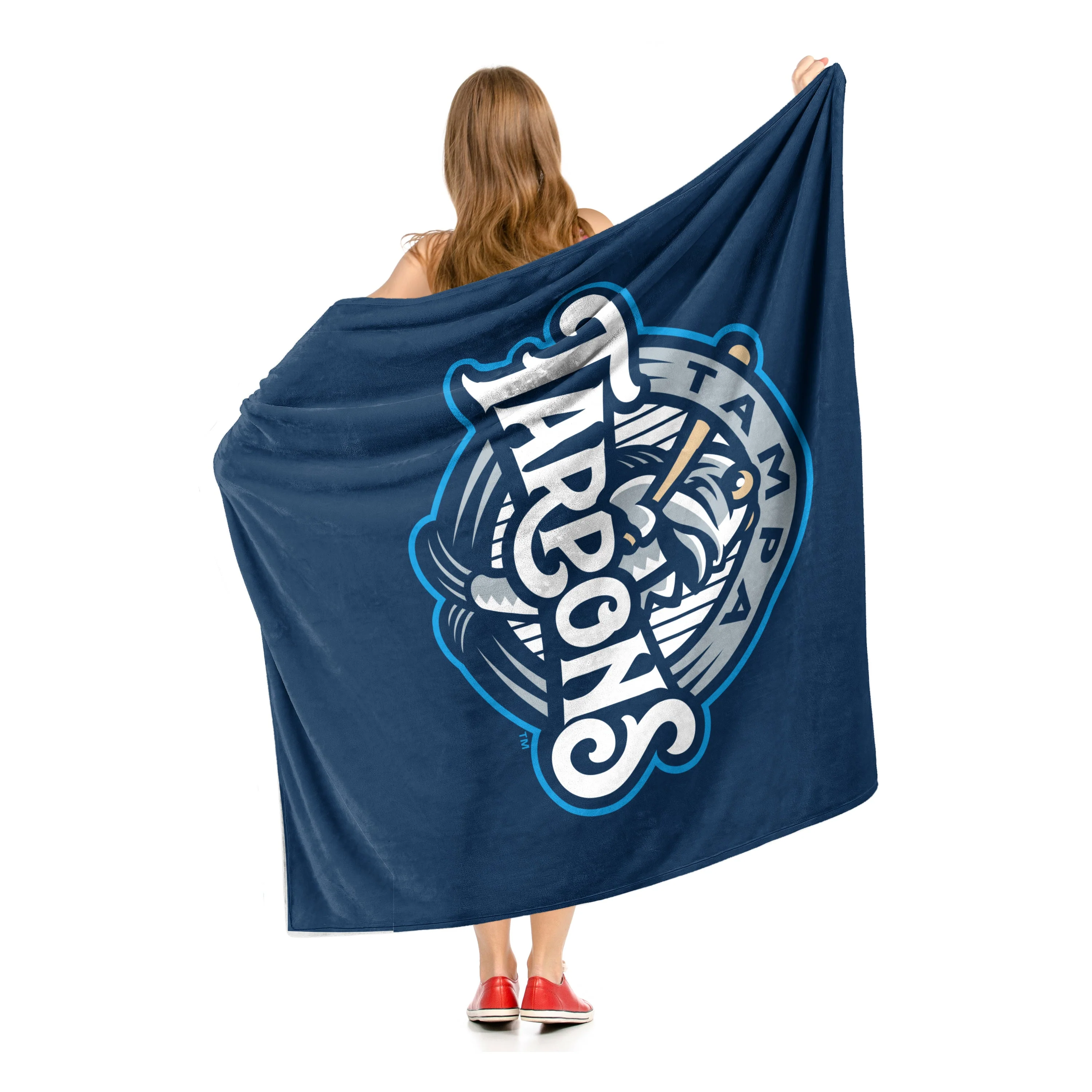 Tampa Tarpons Primary Logo Blanket - Image 2