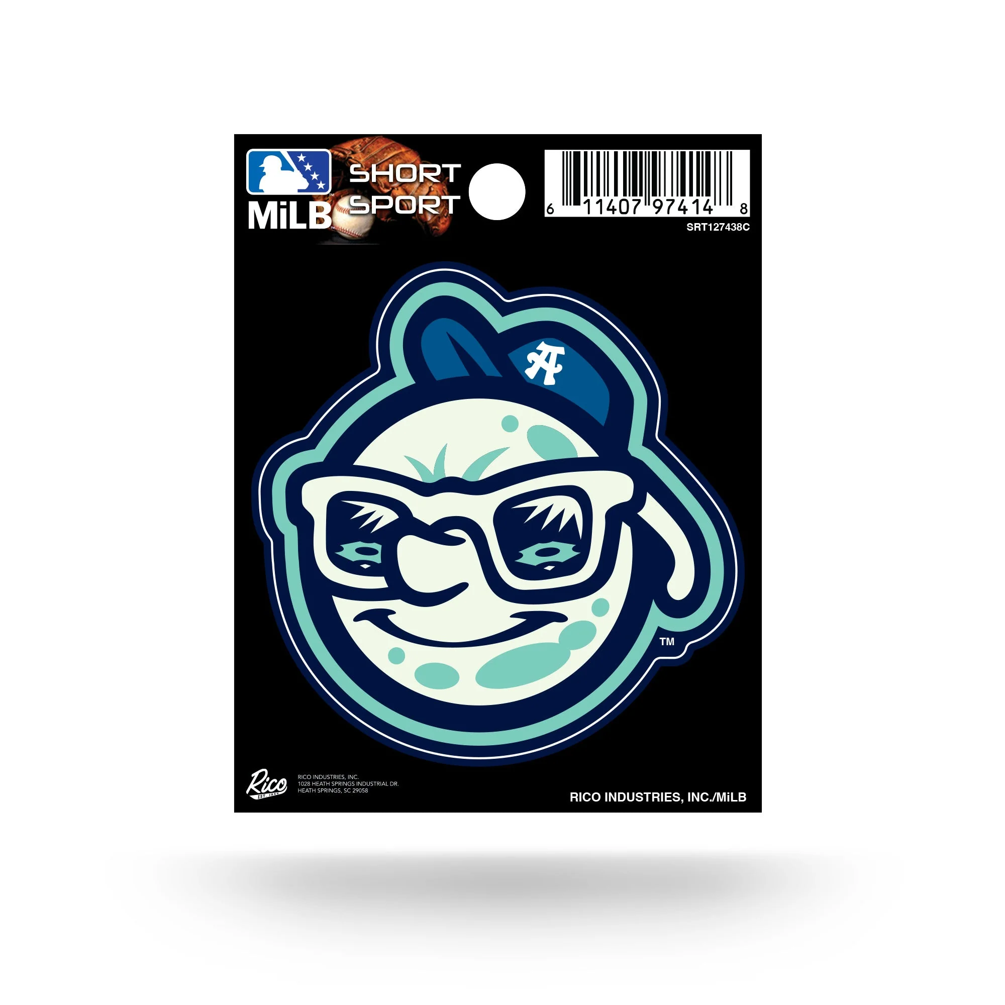 The Asheville Tourists Mr. Moon Decal