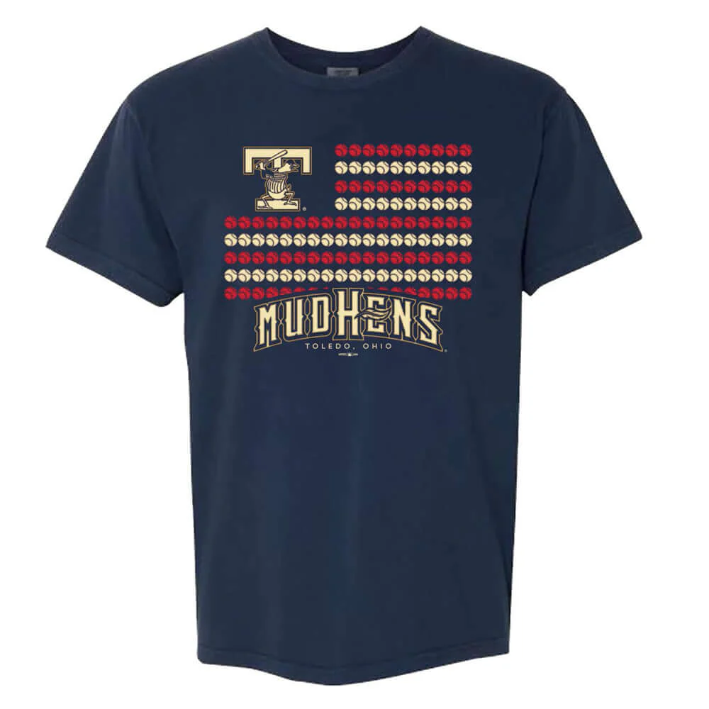 Toledo Mud Hens Ball Flag T