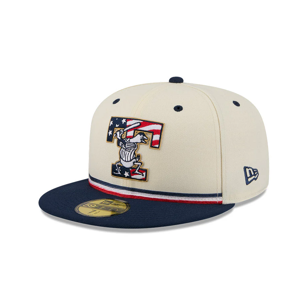 Toledo Mud Hens New Era Stars & Stripes 59Fifty Cap - Image 3