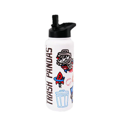 Rocket City Trash Pandas 34 oz Quencher Water Bottle - Image 3