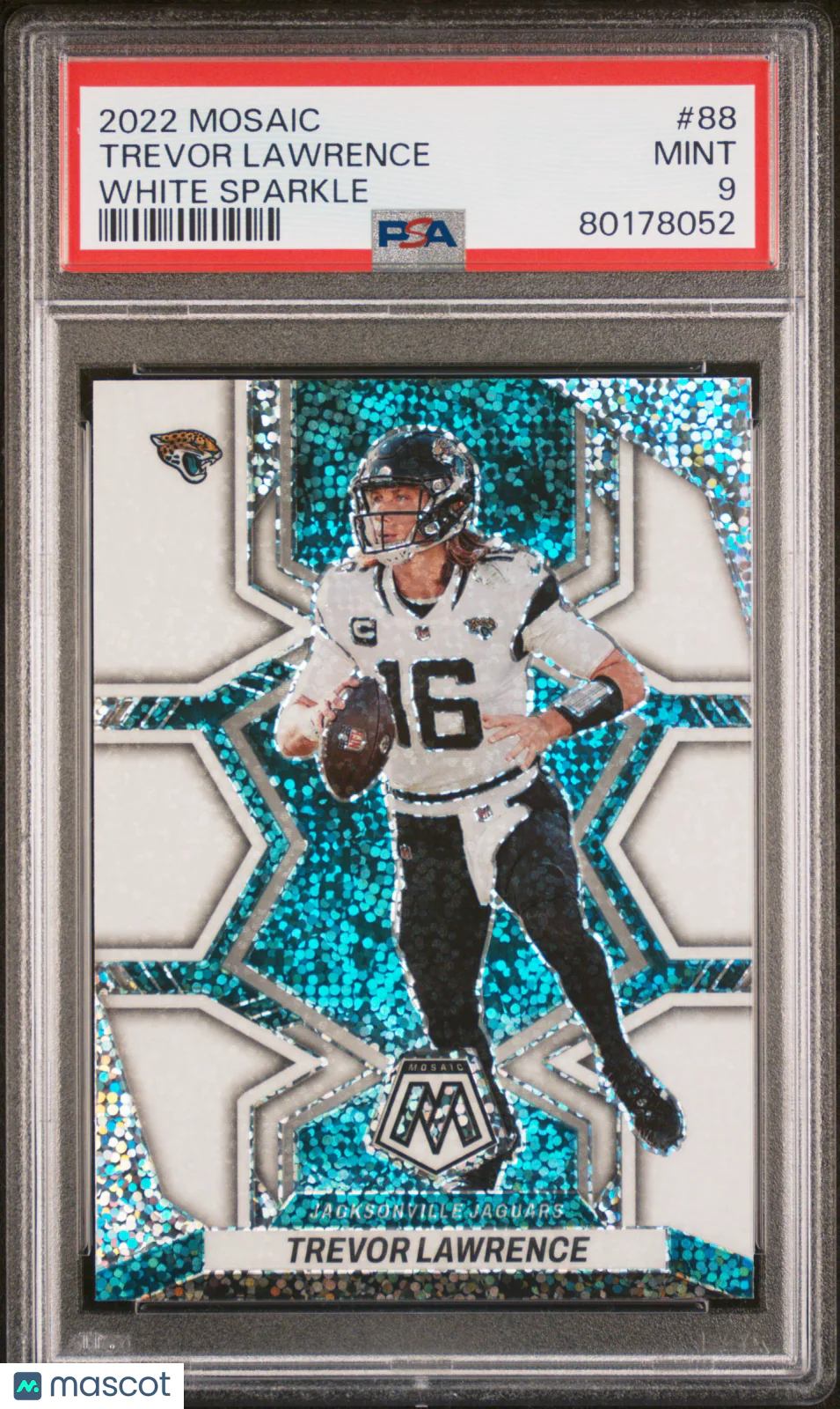 Trevor Lawrence 2022 Panini Mosaic #88 White Spar